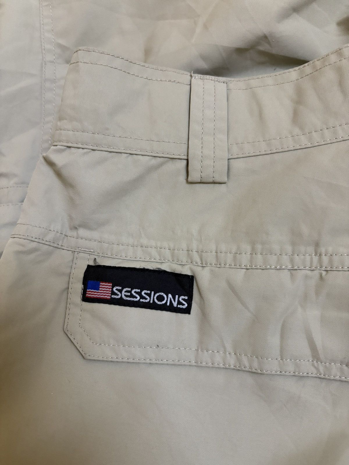 Sessions × Vintage Vintage 90s Sessions Skateboard Baggy Cargo Parachute Pants Size US 34 / EU 50 - 7 Thumbnail