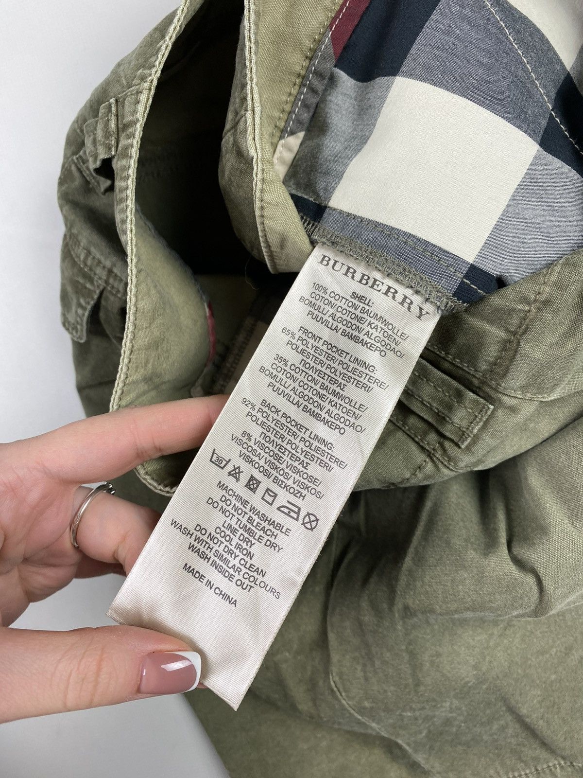 Burberry Burberry Brit ladies pencil mini skirt Y2K military Size 30" / US 8 / IT 44 - 14 Thumbnail