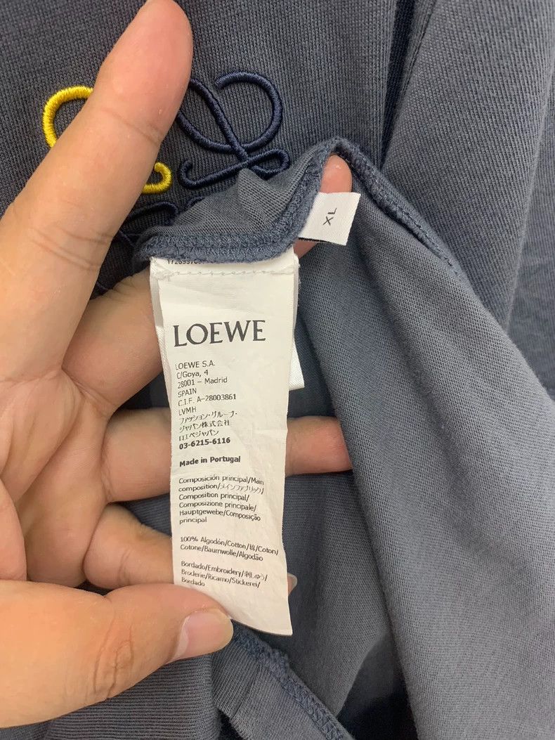 Loewe LOEWE Classic embroidery logo short sleeve T-shirt Size US XL / EU 56 / 4 - 5 Thumbnail