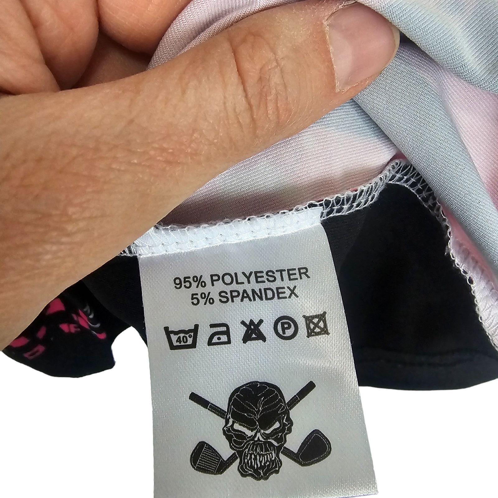 Callaway Golf Tattoo Golf Womens Polo Shirt Skull "Here 4 Beer" Size S Size S / US 4 / IT 40 - 8 Thumbnail