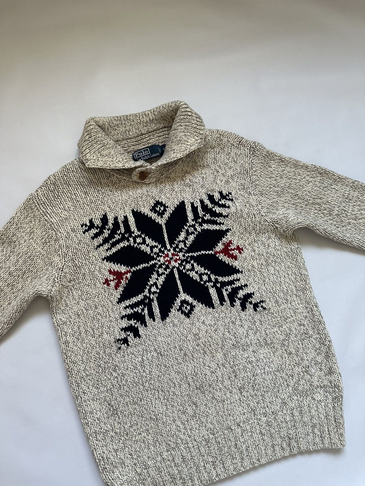 Polo Ralph Lauren VTG Polo Ralph Lauren Hand Knit Wool Silk Turtleneck Sweater Size US S / EU 44-46 / 1 - 6 Thumbnail