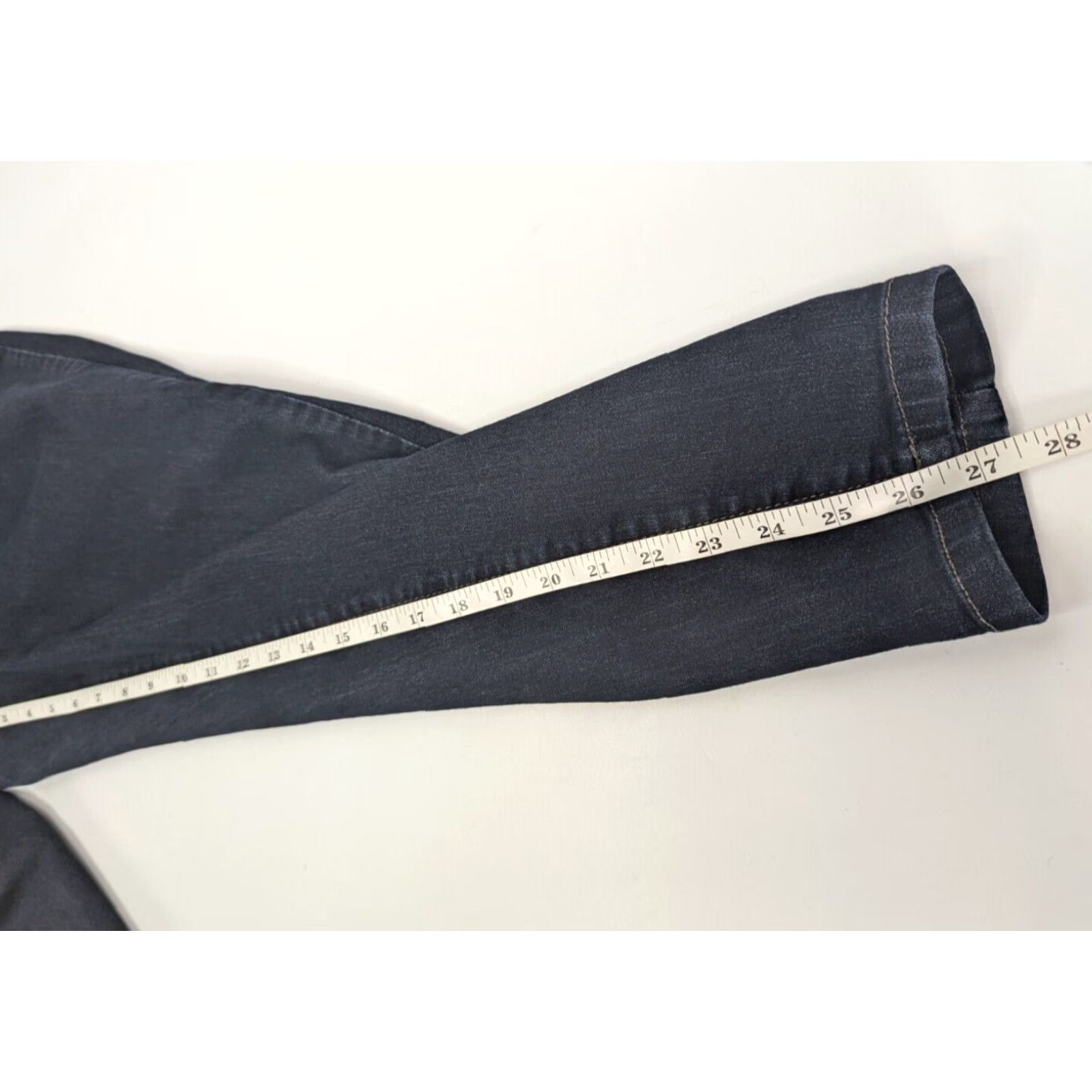 Vintage Democracy Jeans Women's 20W Blue Denim Skinny Ankle Crop High Rise Plus Size Size 42" / US 20 - 6 Thumbnail
