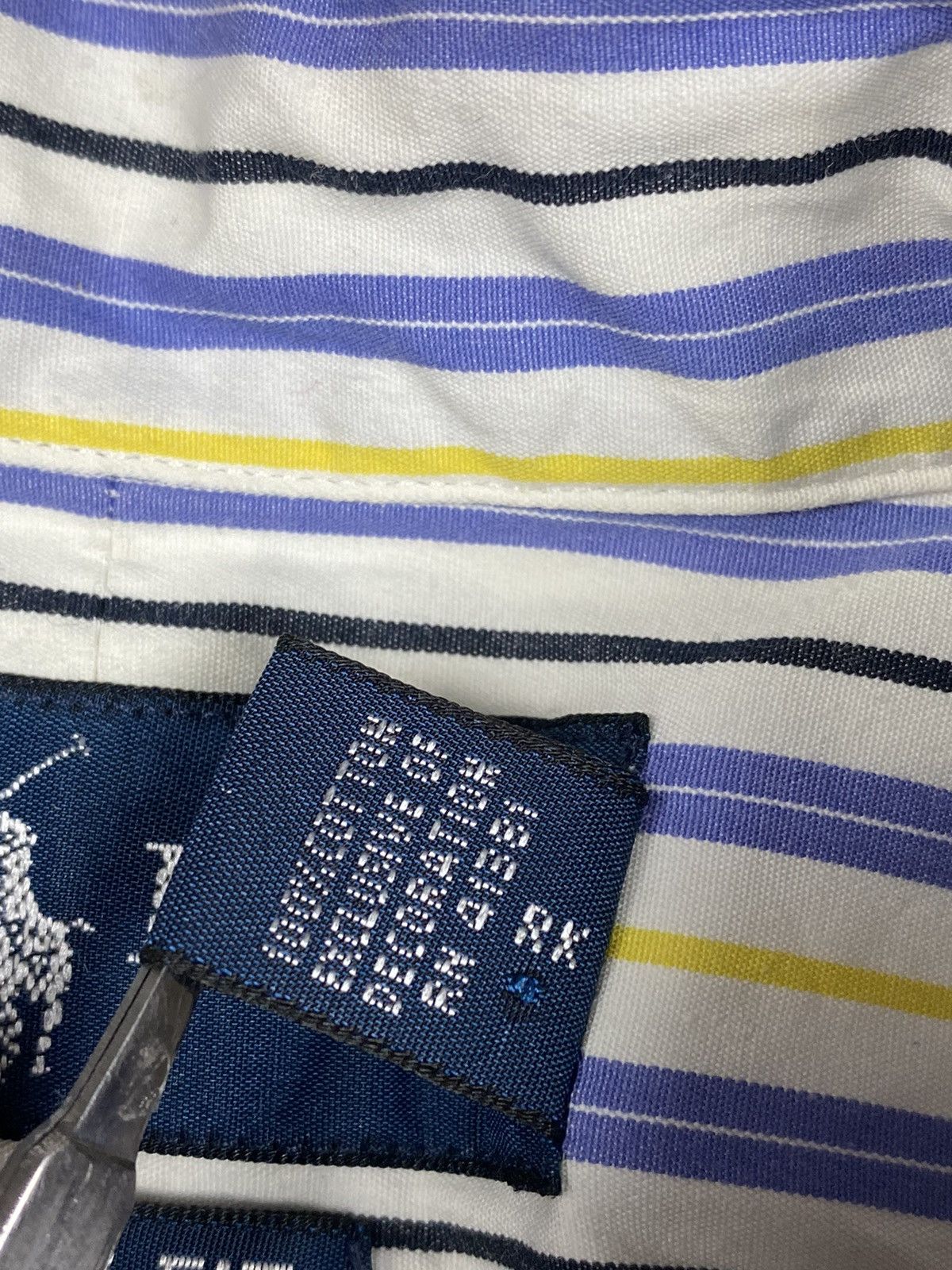 Polo Ralph Lauren Vintage Polo Ralph Lauren Designer Striped Button Up Shirt Size US L / EU 52-54 / 3 - 8 Thumbnail