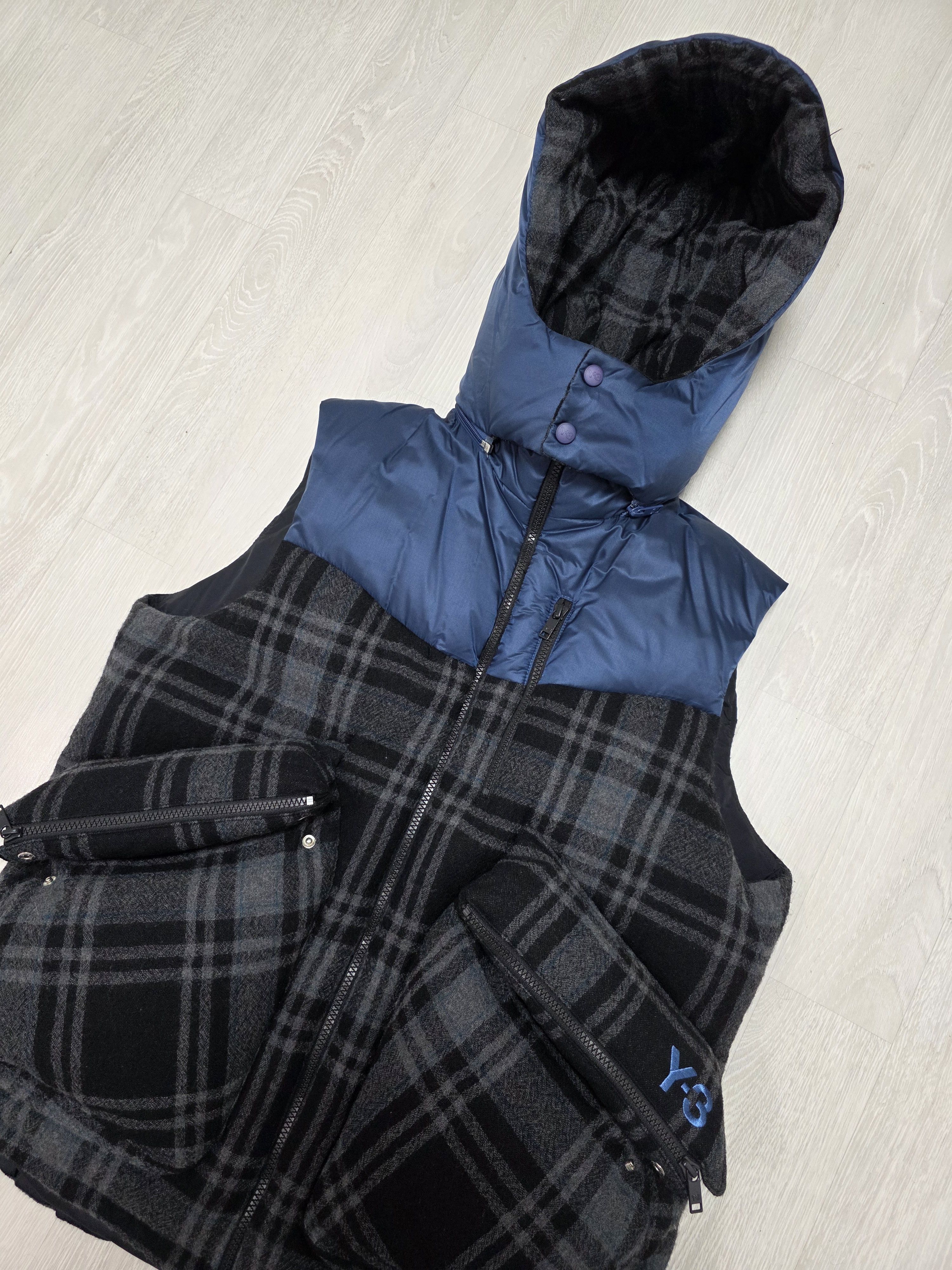 Y-3 Y-3 adidas puffer goose down tech vest Size US M / EU 48-50 / 2 - 2 Thumbnail