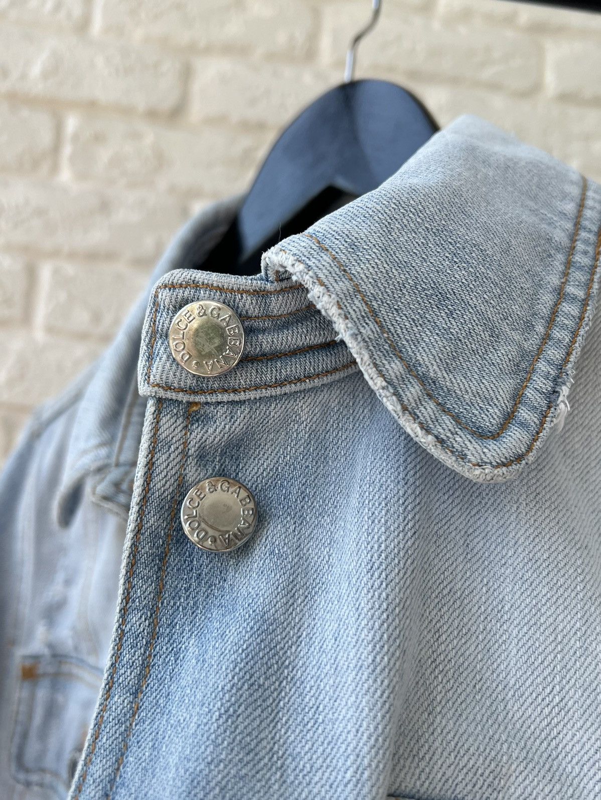 Dolce & Gabbana Dolce & Gabbana Blue Washed Denim Jacket Size M / US 6-8 / IT 42-44 - 5 Thumbnail