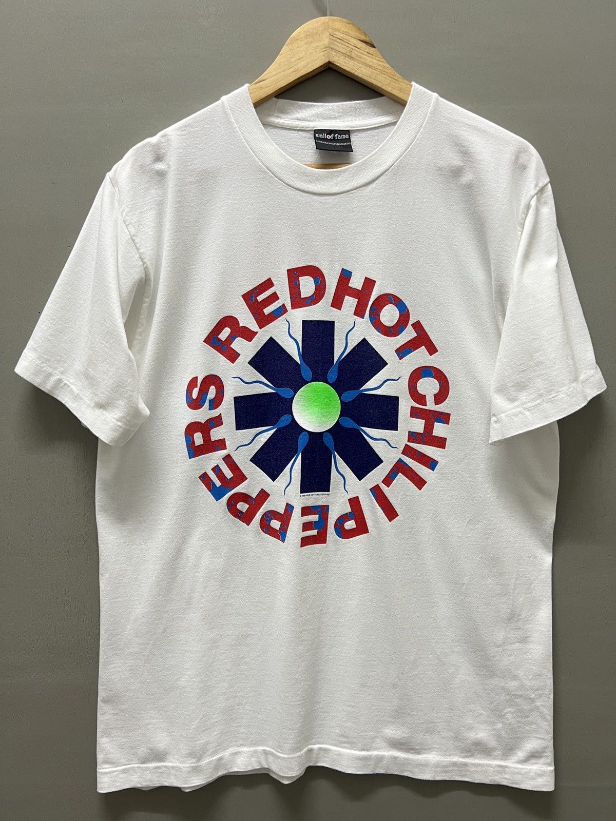 image of Band Tees x Vintage Red Hot Chilli Peppers Band T-Shirts in White, Men's (Size Large)