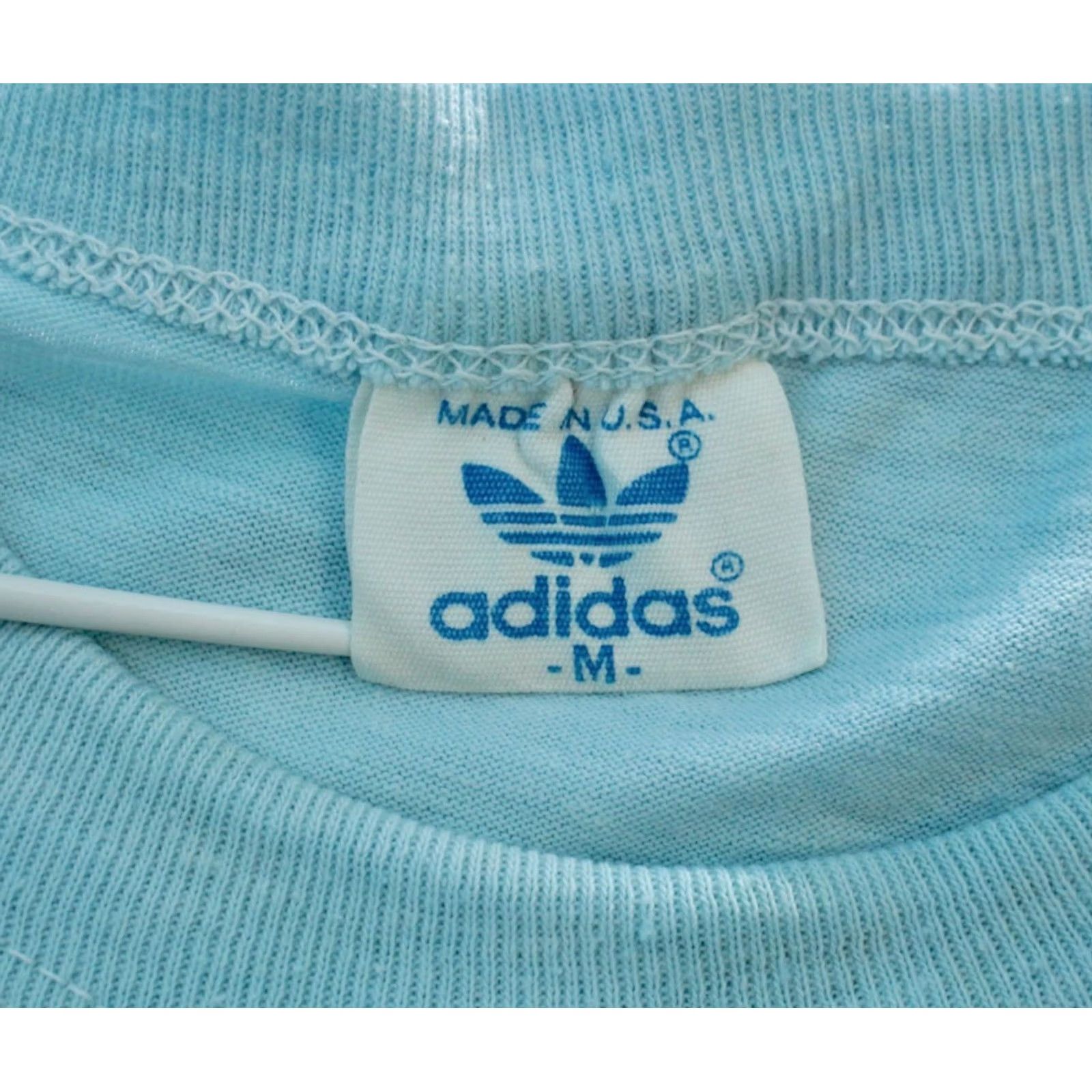 Adidas Adidas T Shirt Adidas Short Sleeve 1980s VTG 80s T-Shirt Light Blue S Men’s Vintage Sportswear/Beach Size US S / EU 44-46 / 1 - 5 Thumbnail