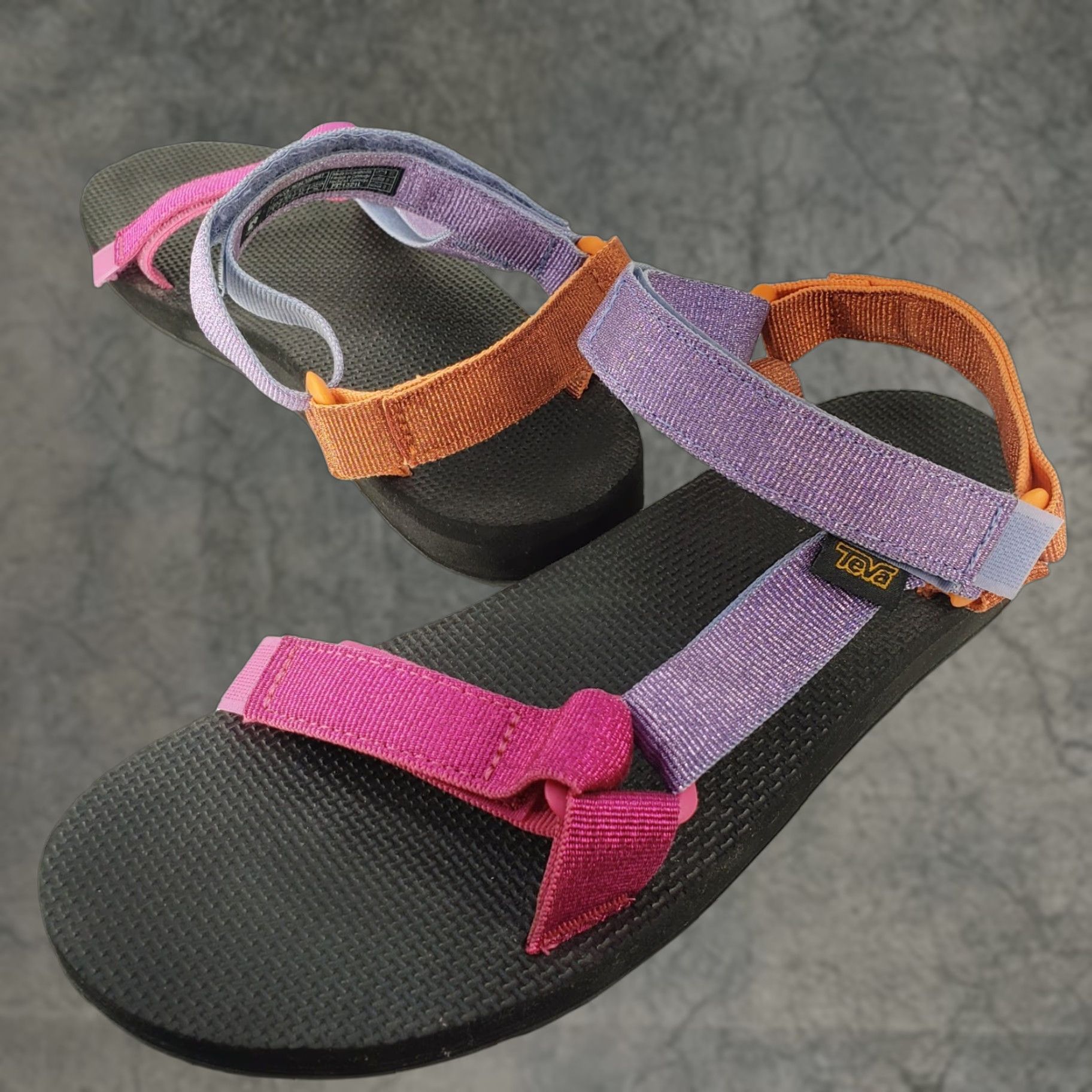 Teva Teva Midform Universal Spectrum Sandal Women's Multicolor US9 EU40 Strappy Adjustable Rubber Comfortable Colorblock Modern Size US 9 / IT 39 - 1 Thumbnail