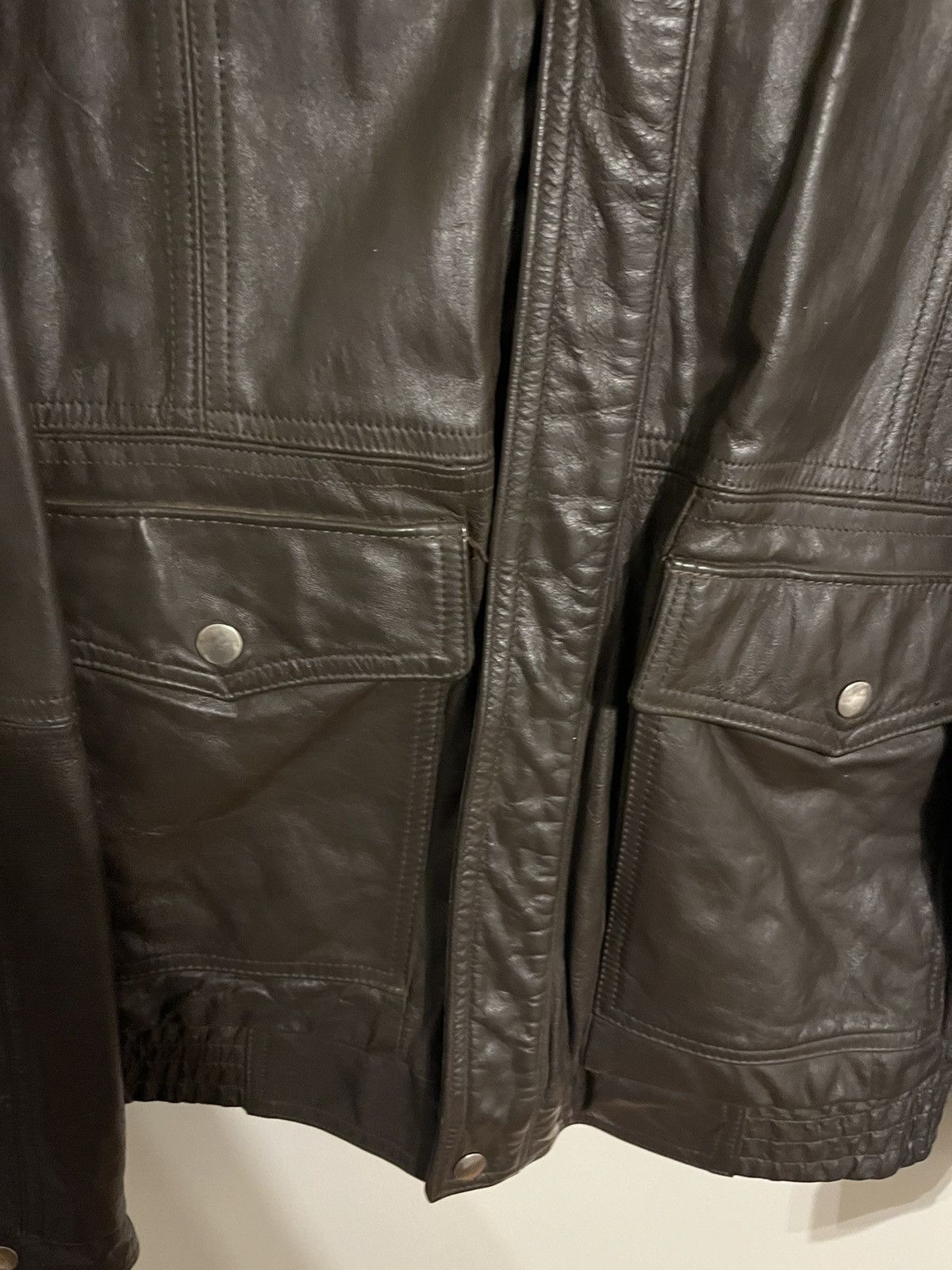 Genuine Leather × Vintage Vintage Genuine Leather 1970s Bomber Jacket 🔥 Size US M / EU 48-50 / 2 - 5 Thumbnail