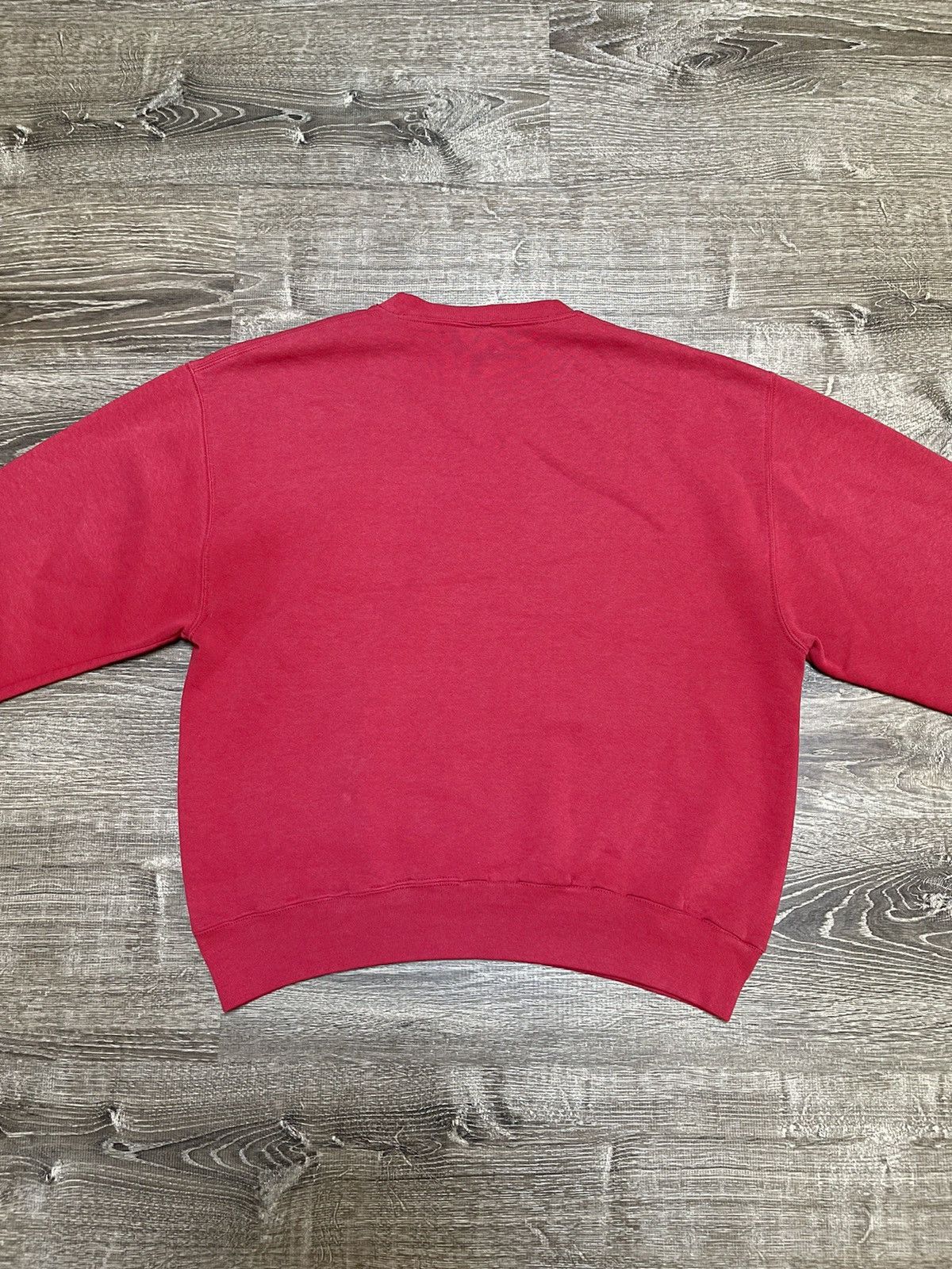 Russell Athletic × Vintage Vintage 90s Russell Athletic Cherry Red Crewneck Sweatshirt Size US L / EU 52-54 / 3 - 7 Thumbnail