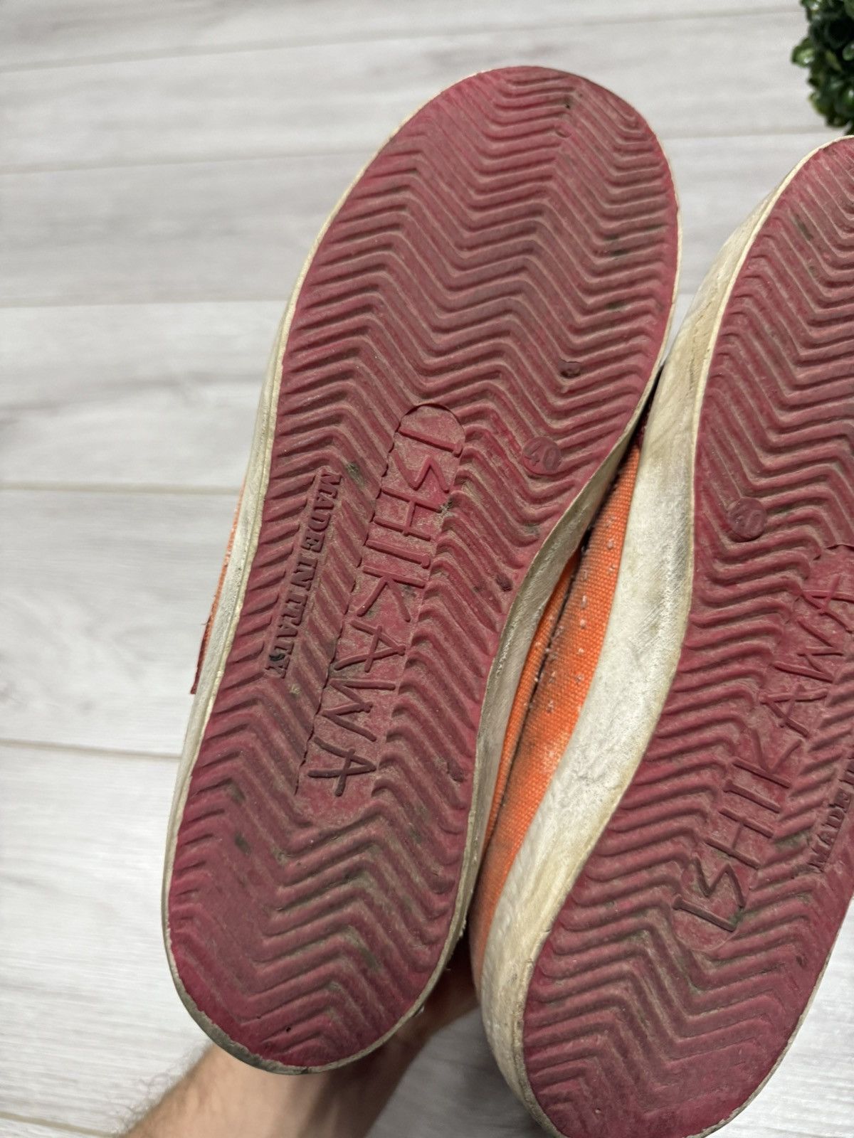 Vintage Ishikawa star Handmade Mid sneakers Golden goose style Size US 7 / EU 40 - 4 Thumbnail