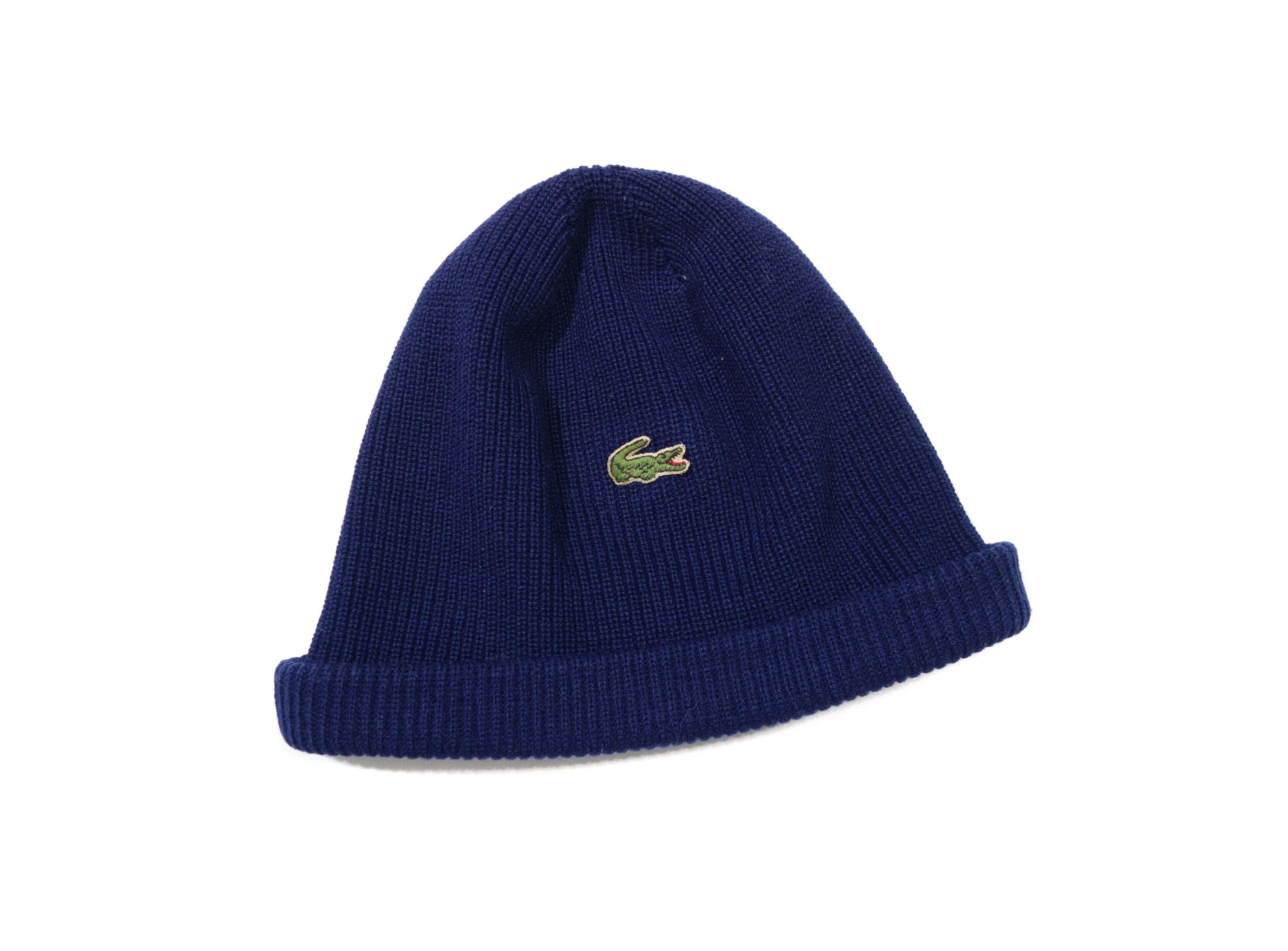 Lacoste 80s Chemise Lacoste Beanie Fisherman Hat Made in France Size ONE SIZE - 1 Thumbnail
