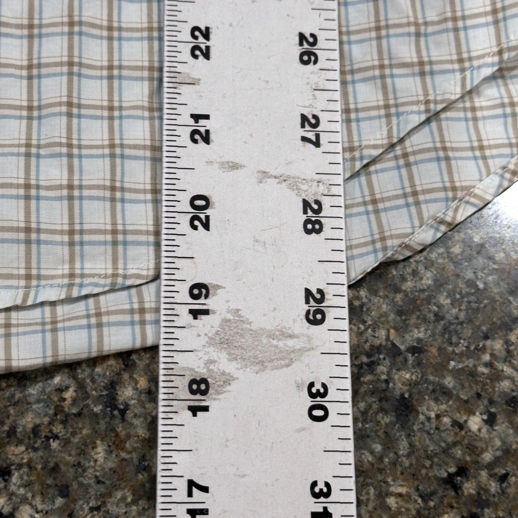Nautica VINTAGE Nautica Button-Up Shirt Plaid XL Men White Brown Blue 100% Cotton Two Ply Preppy 90s Retro Classic Fit Long Sleeve Casual Business Mens Size US XL / EU 56 / 4 - 5 Thumbnail