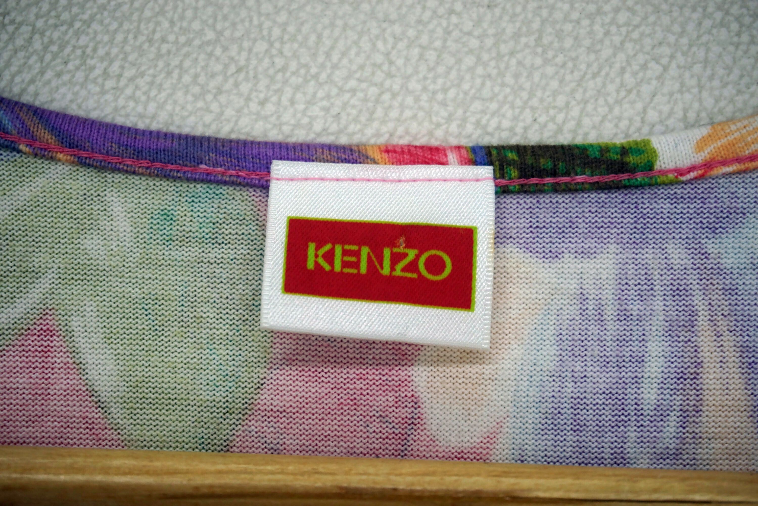 Kenzo Vintage Cardigan Made in Japan Full Print Floral Sweater Size M / US 6-8 / IT 42-44 - 7 Thumbnail
