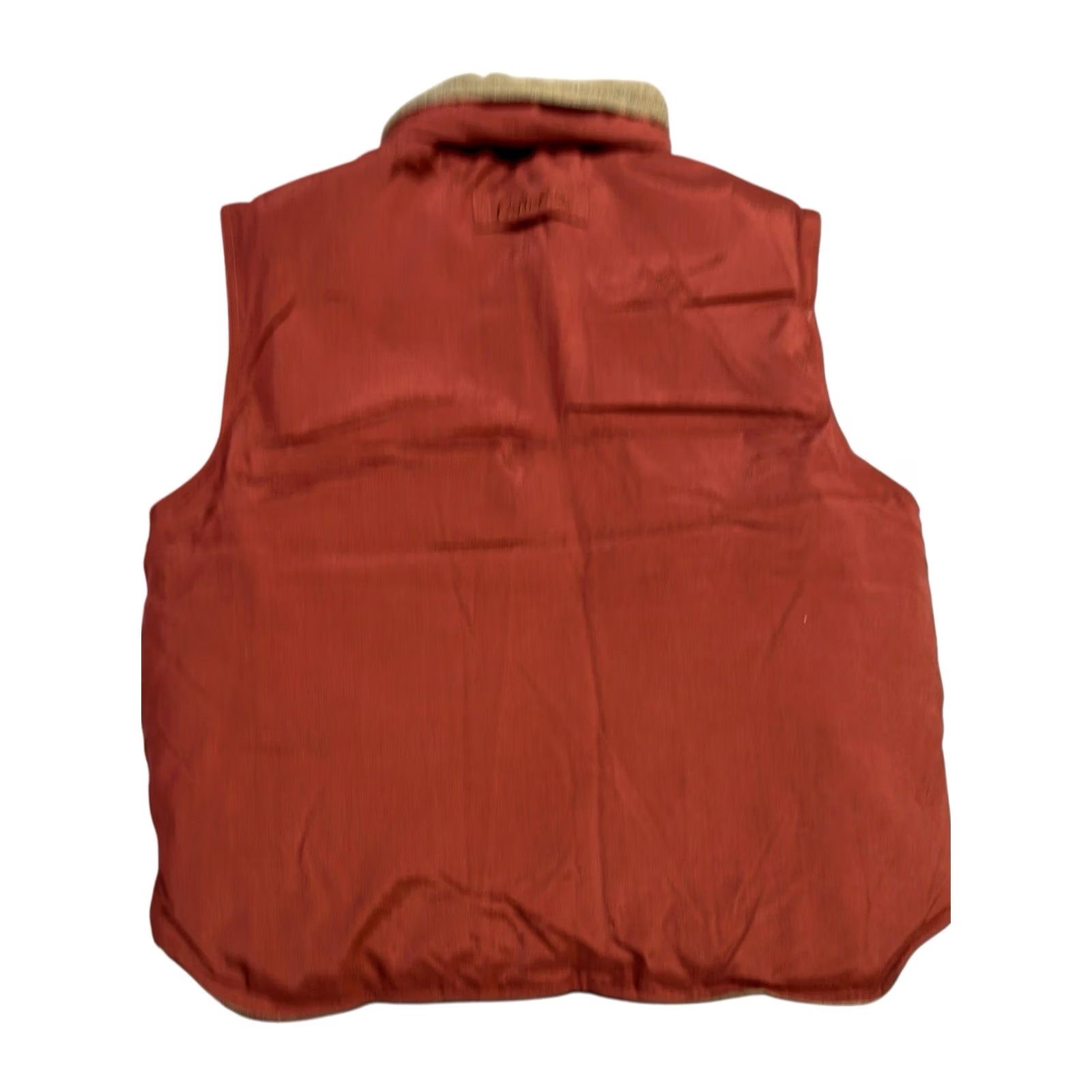 Vintage Cabela’s Men’s Premier Northern Goose Down Puffer Vest Zip Collared Stand-Up Orange L Regular Vest Mens > Size US L / EU 52-54 / 3 - 2 Thumbnail