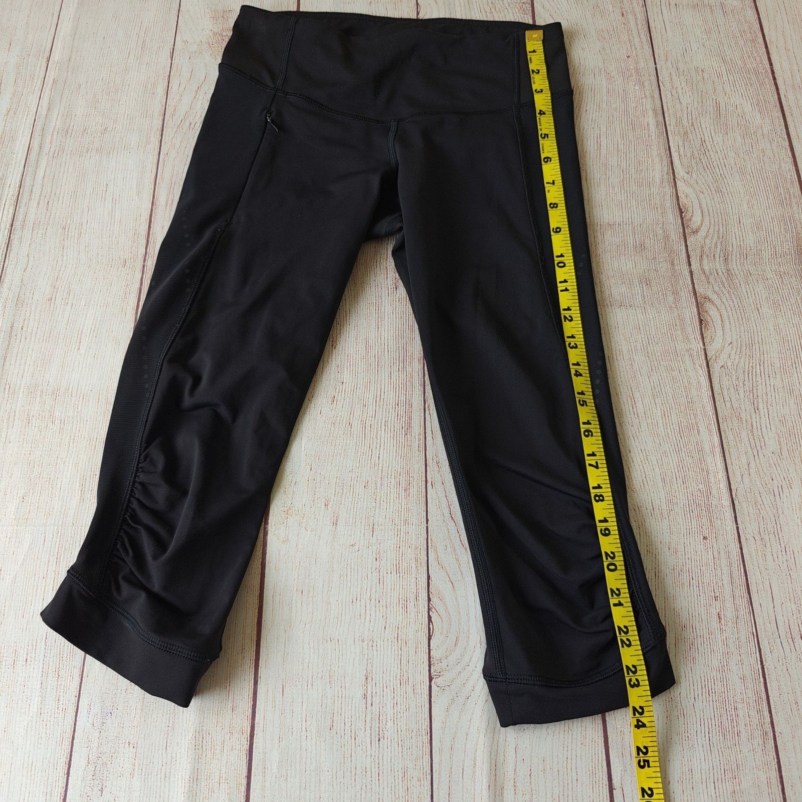 Lululemon Lululemon Stop At Nothing Crop Legging Black sz 4 Size 27" / US 4 / IT 40 - 8 Thumbnail