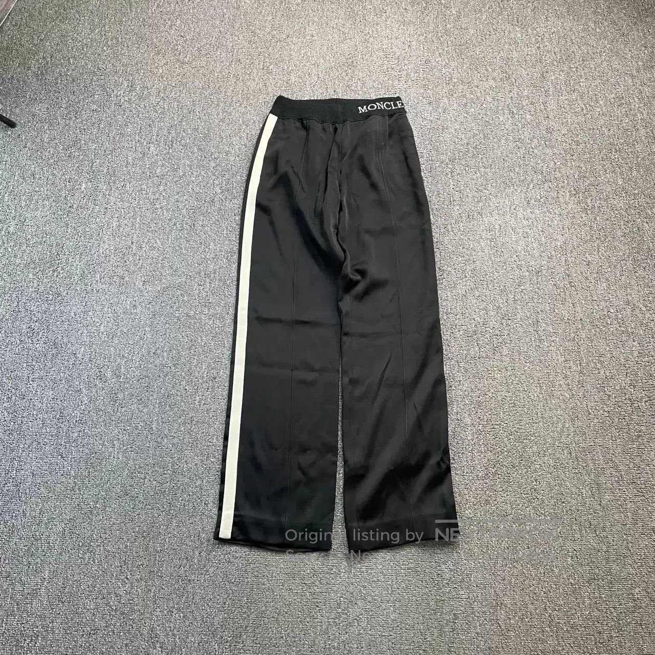 Moncler Moncler Black White Striped Pants. Size 39" - 1 Thumbnail