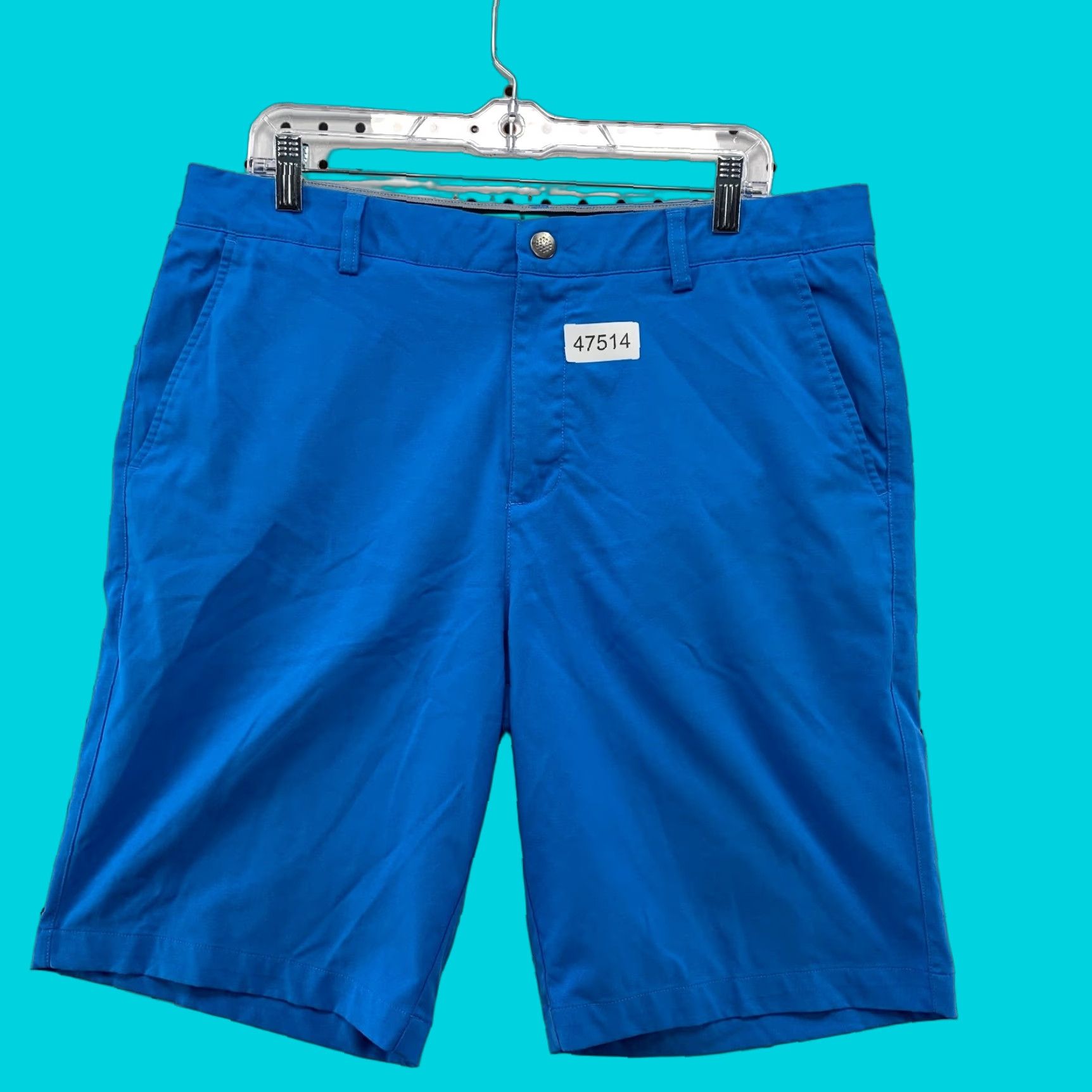Puma Puma Golf Chino Shorts Mens 36 Blue Elastic Waist Preppy 36x10.5 Vintage: No Mens Size US 36 / EU 52 - 1 Thumbnail