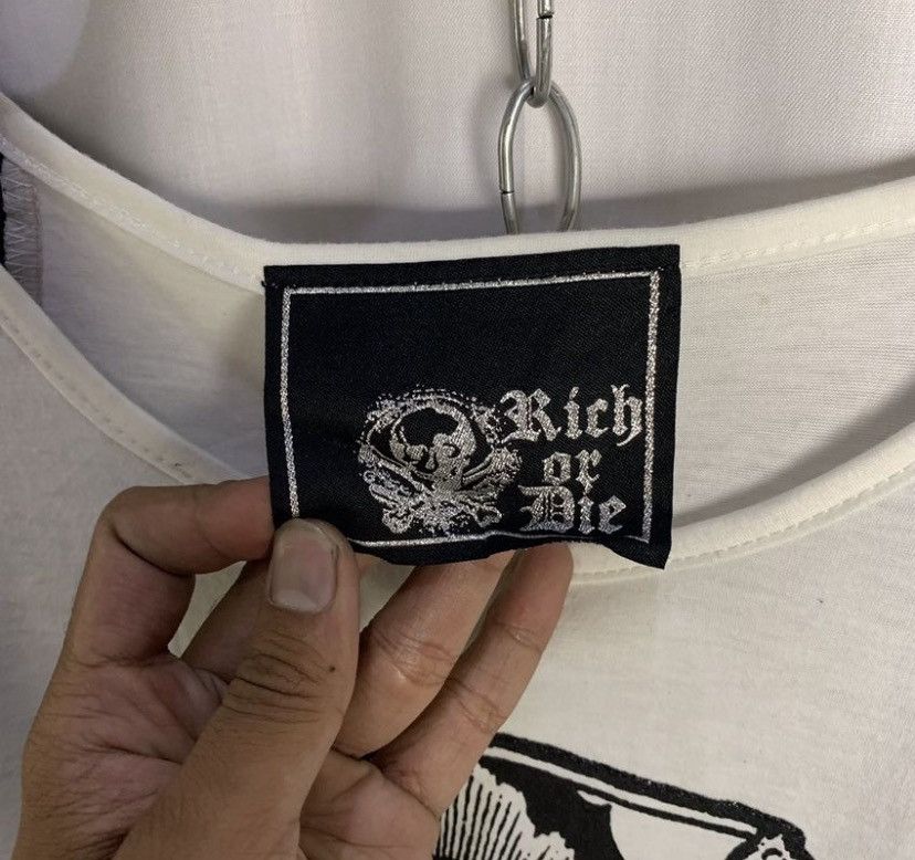 Japanese Brand Rich or Die Anarchy Punk Tanktop Size L / US 10 / IT 46 - 4 Thumbnail