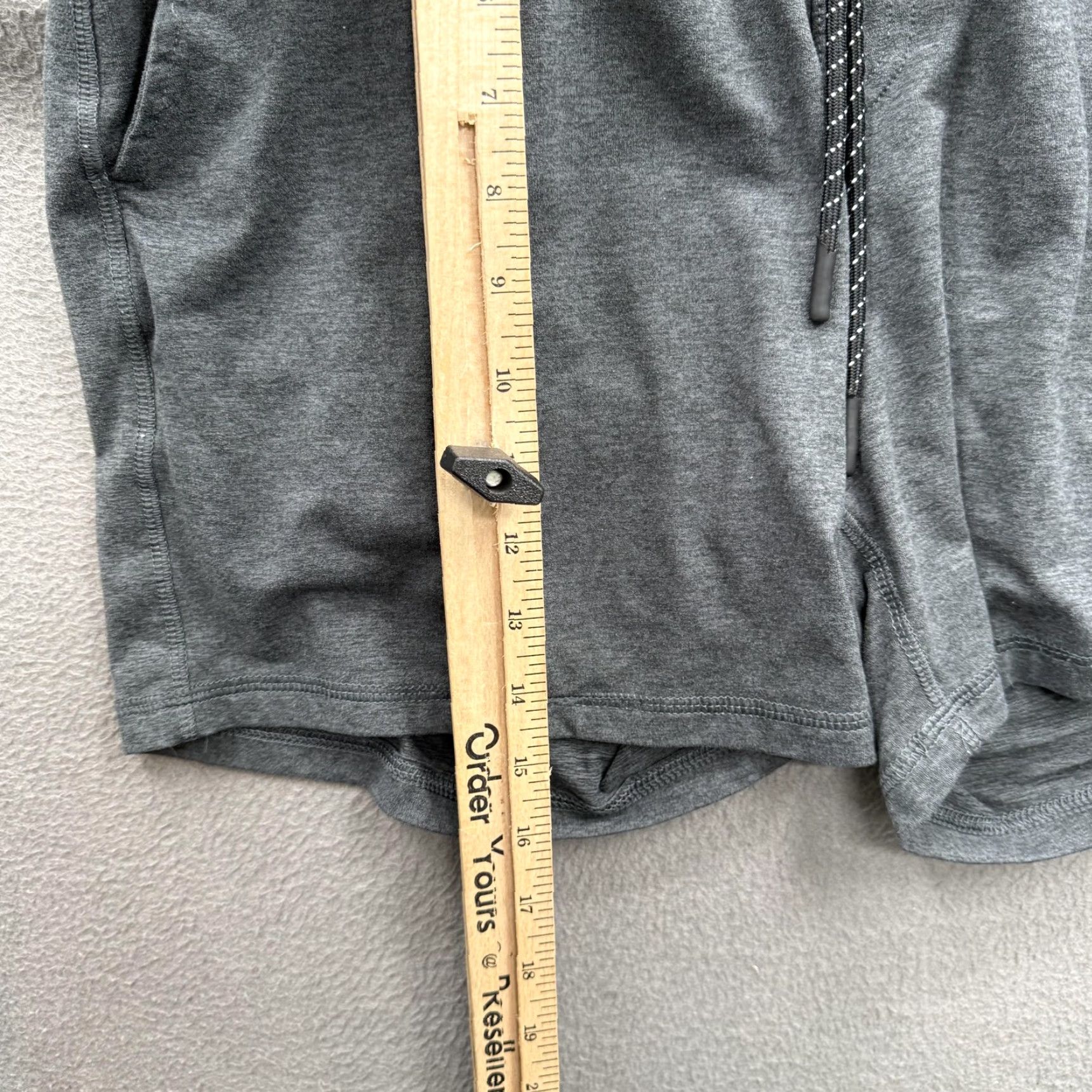 Vintage Bearbottom Mens Athletic Shorts M Gray Inseam 5.5in Pockets Drawstring Gym Running Casual Size US 31 - 5 Thumbnail