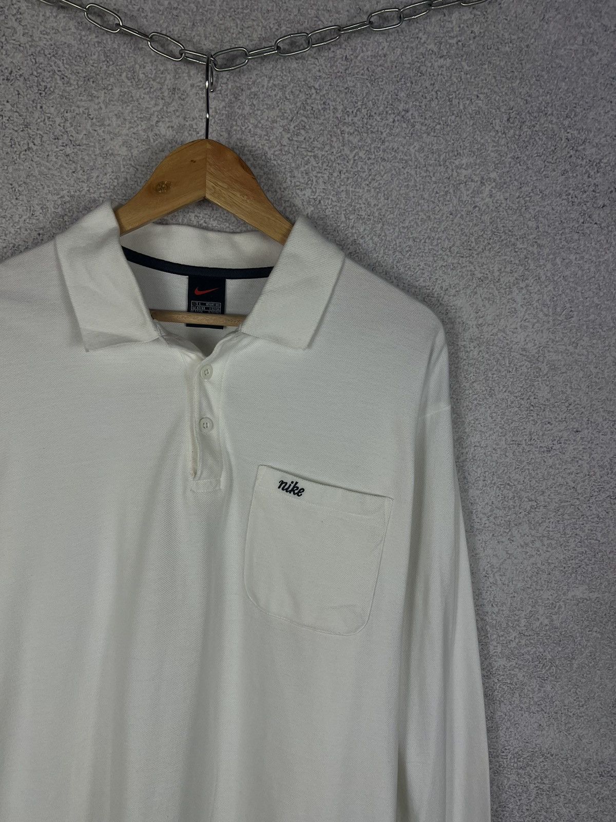 Nike Vintage Rugby Nike Shirt Longsleeve Small Logo Size US L / EU 52-54 / 3 - 2 Thumbnail