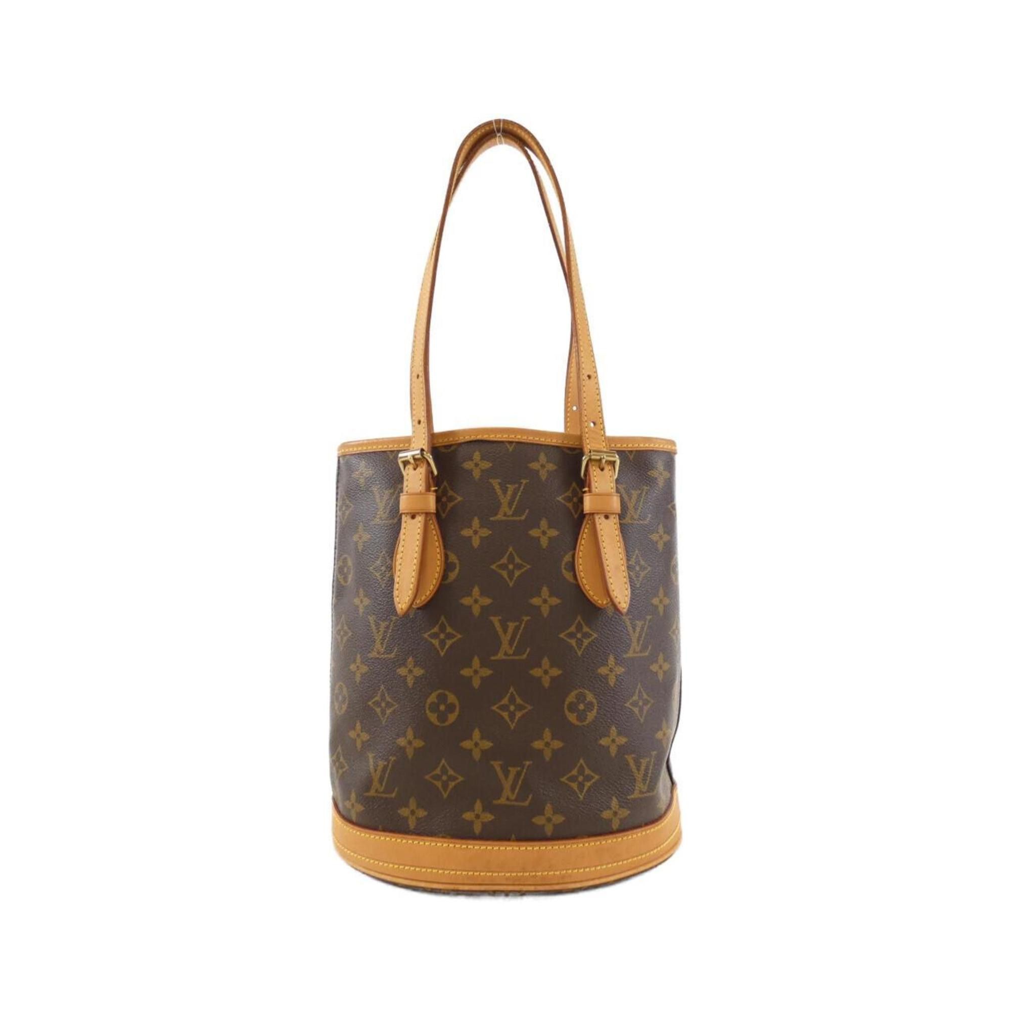 Louis Vuitton Monogram Petit Bucket M42238 Shoulder Bag, Women's