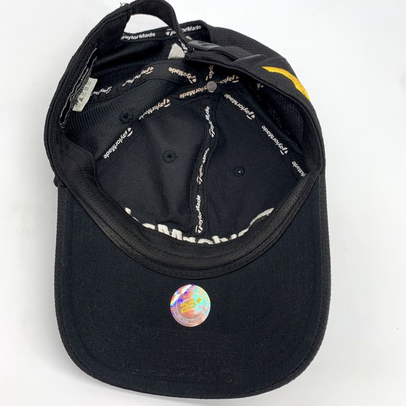 TaylorMade TaylorMade Hat Cap Strap Back Mens Black Golf R11 Burner Logo One Size UV 25+ Size ONE SIZE - 6 Thumbnail