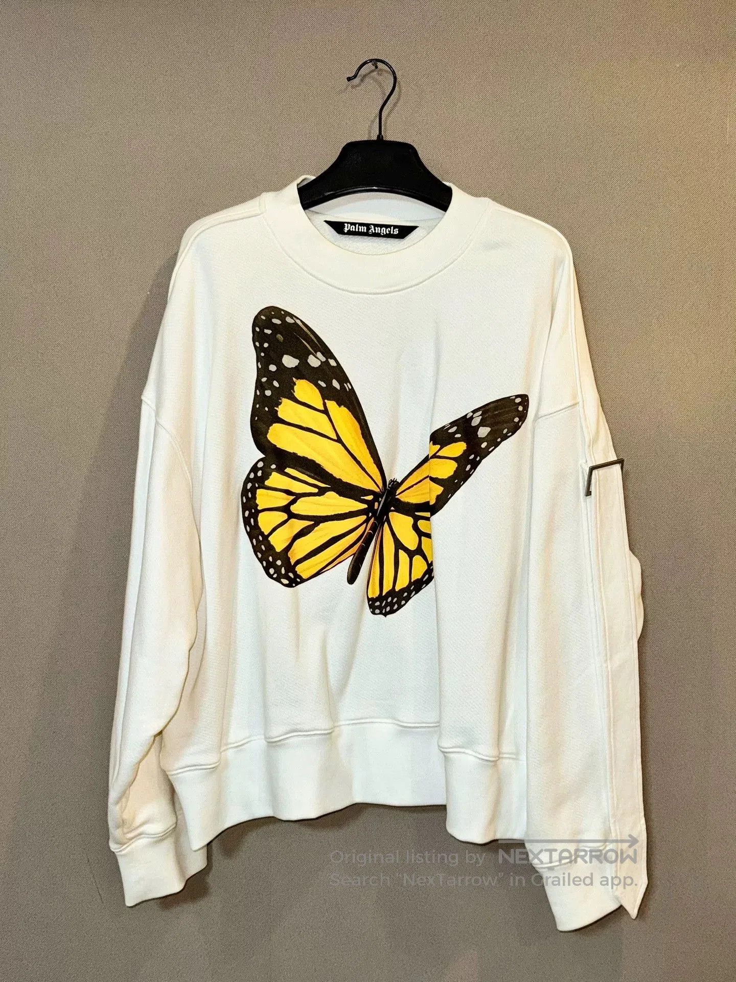 Palm Angels Palm Angles Butterfly Crewneck Sweatshirt. Size US XXL / EU 58 / 5 - 1 Thumbnail