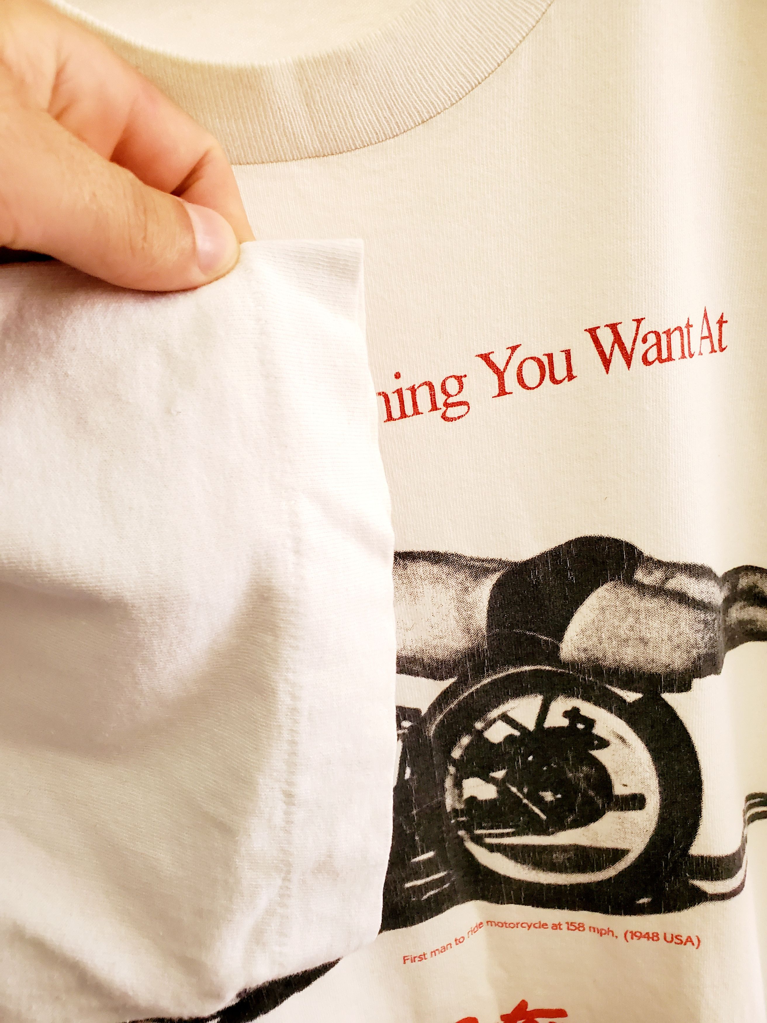 Japanese Brand × Vintage 80s VTG ALICE'S RESTAURANT BIKER BAR STEVE MCQUEEN L Size US L / EU 52-54 / 3 - 4 Thumbnail