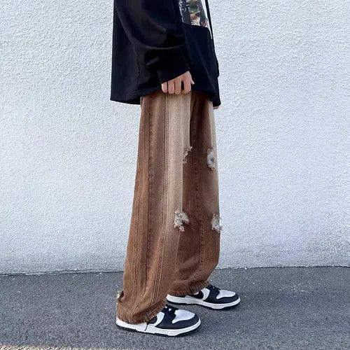 Japanese Brand Hayama x Fuji Brown High Street Vintage Loose Jeans Size US 30 / EU 46 - 6 Thumbnail