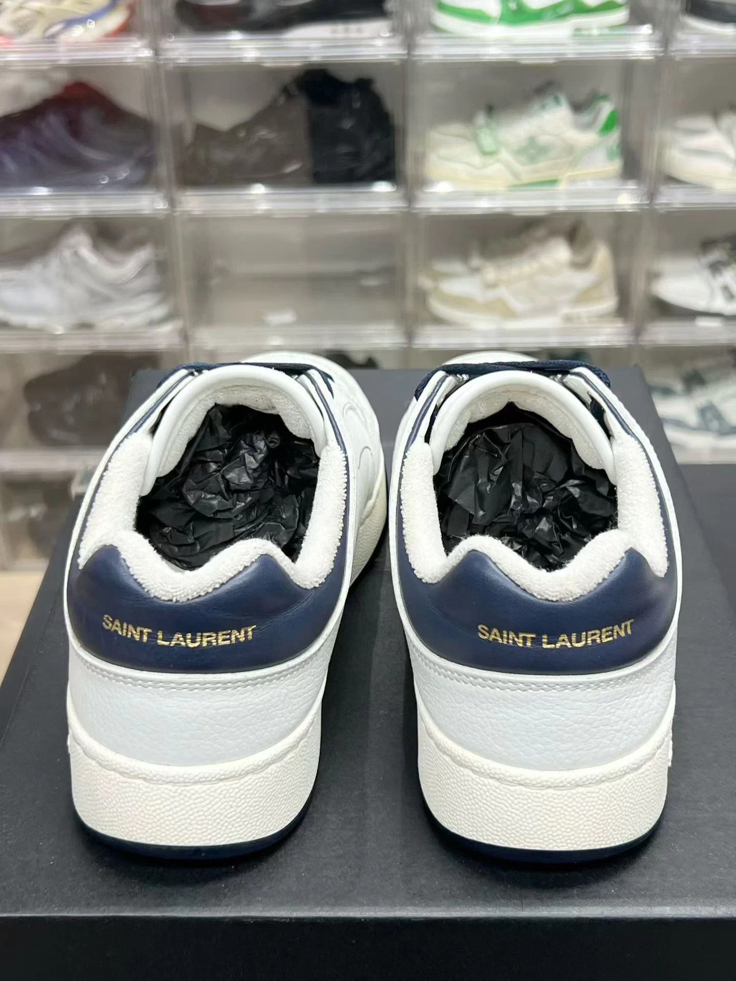 Saint Laurent Paris YSL SL/61 Low-Top Sneakers White 42 EU Size US 9 / EU 42 - 7 Thumbnail