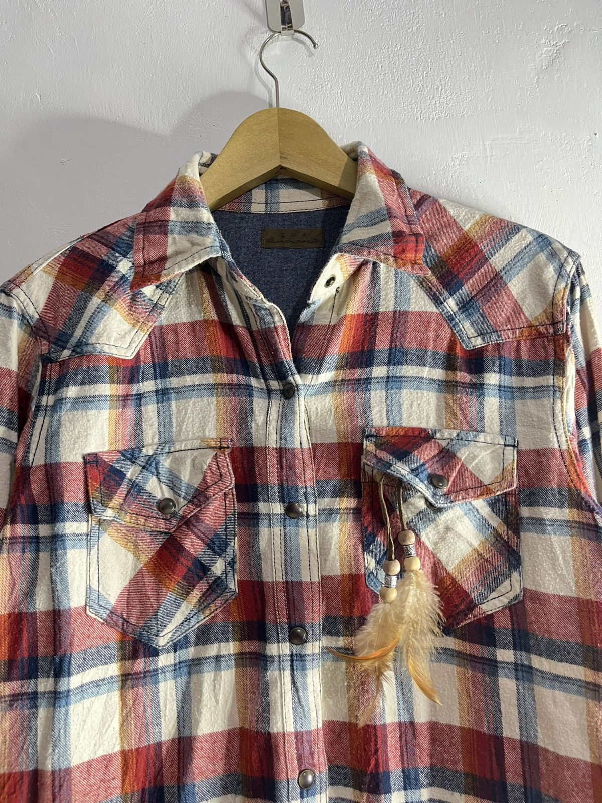 GOA 2000s GOA distressed flannel shirt Size US M / EU 48-50 / 2 - 3 Thumbnail