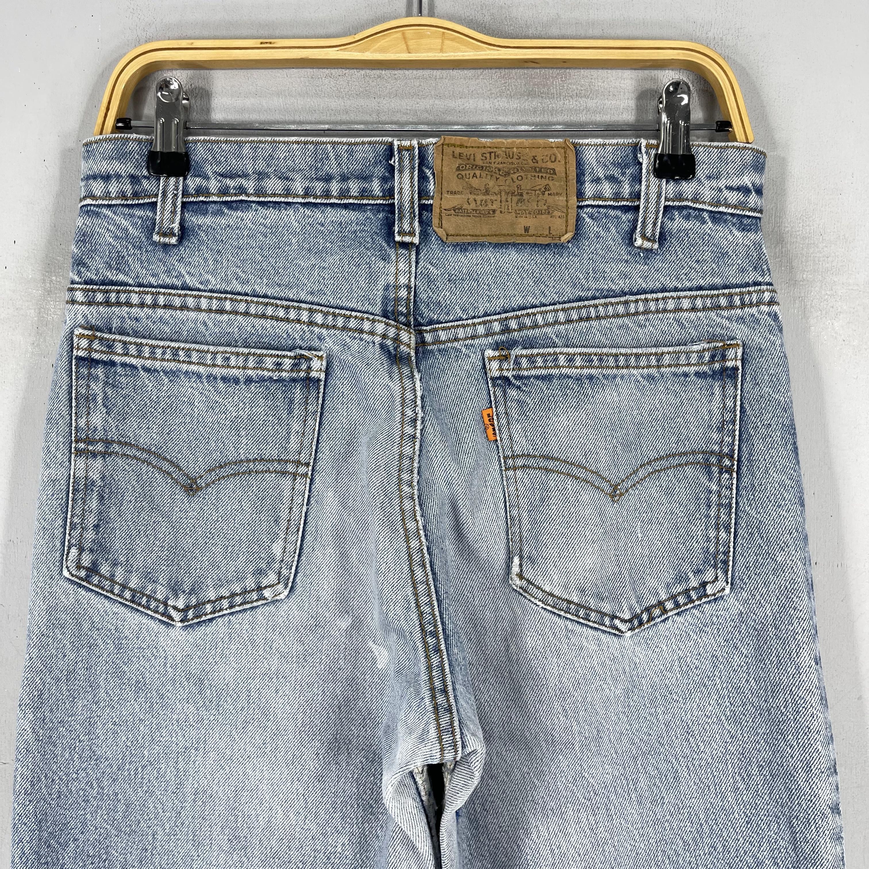 Levi's × Vintage W29 L31 Vintage Distressed Levis 505 Orange Tab Jeans Size US 29 - 9 Thumbnail