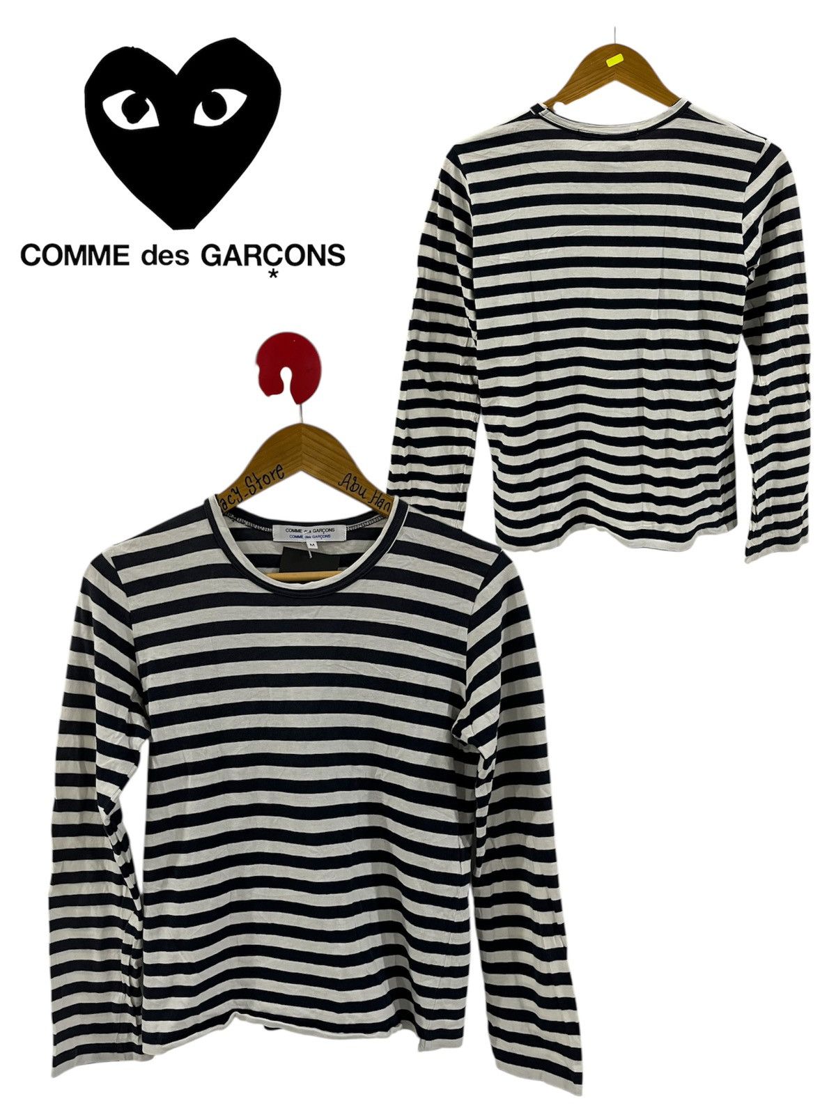 Comme des Garcons Comme Des Garcon Stripe Long Sleeve T shirt Size M / US 6-8 / IT 42-44 - 1 Thumbnail