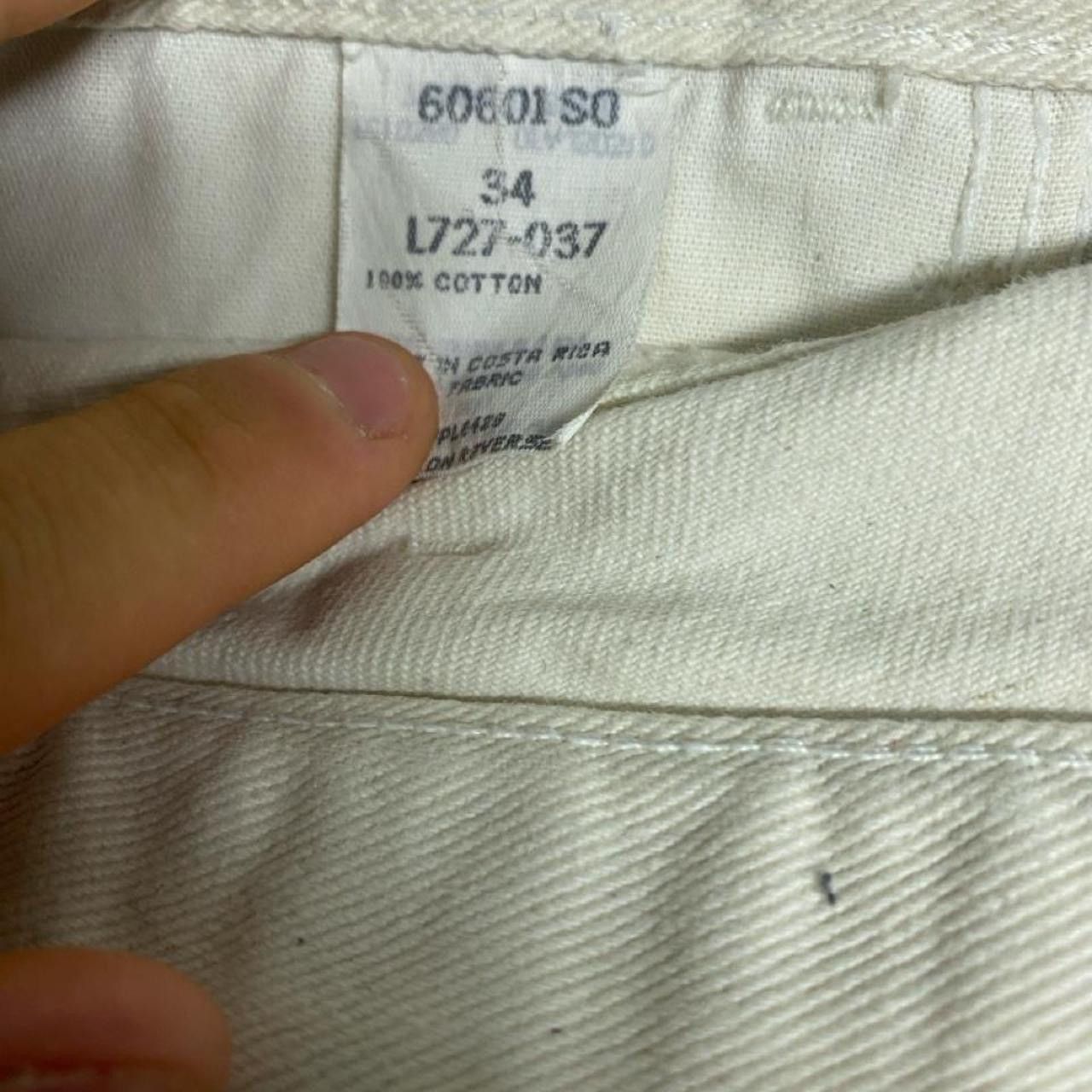 Wrangler Vintage cream canvas wrangler denim shorts Size US 34 / EU 50 - 5 Thumbnail