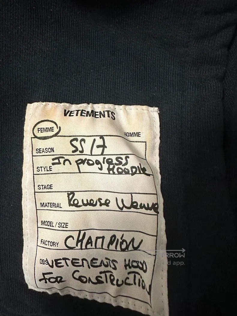 Vetements VETEMENTS Hoodie Size US S / EU 44-46 / 1 - 3 Thumbnail