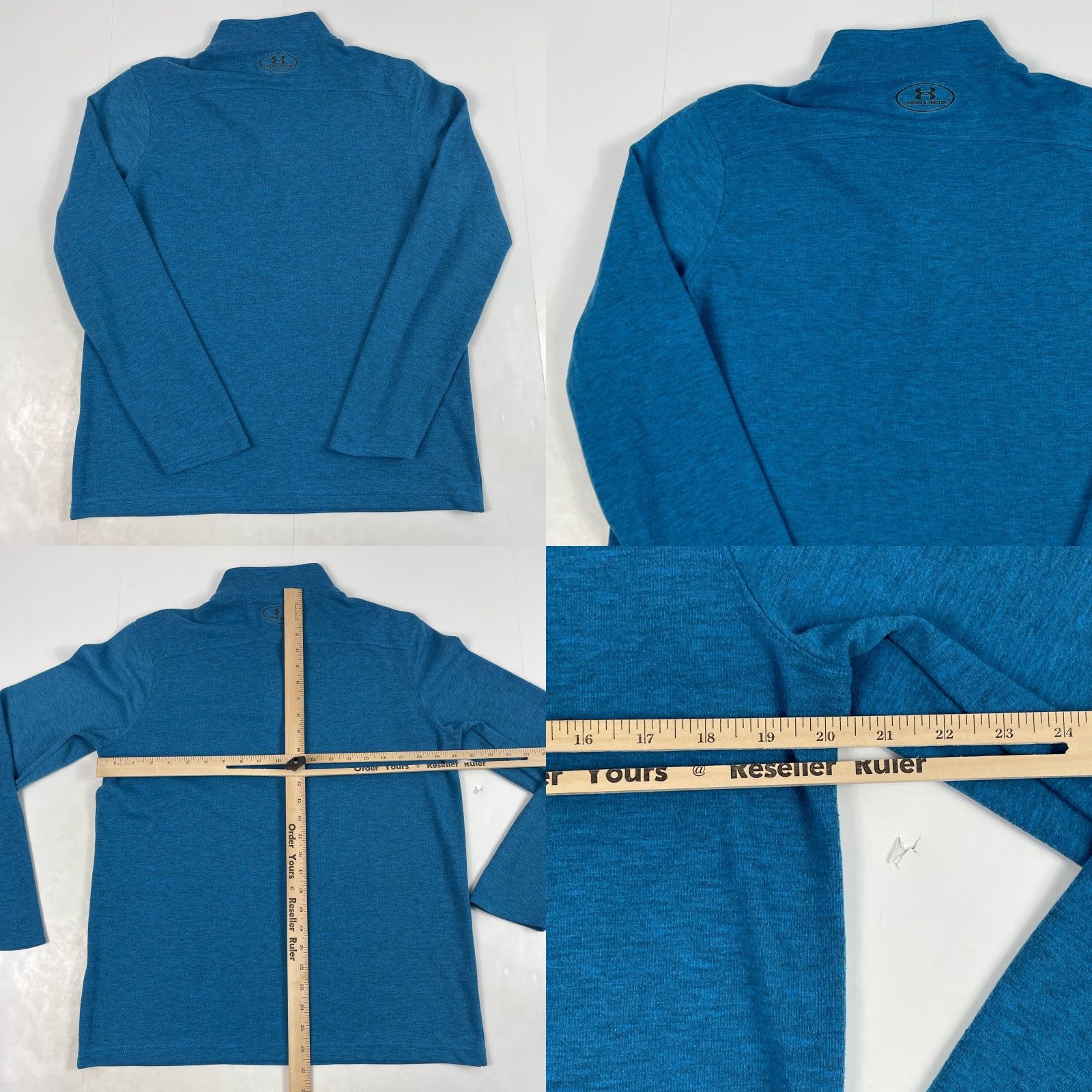Under Armour Under Armour Shirt Men Medium Blue ColdGear 1/4 Zip Pullover Golfing Workout Gym Size US M / EU 48-50 / 2 - 8 Thumbnail