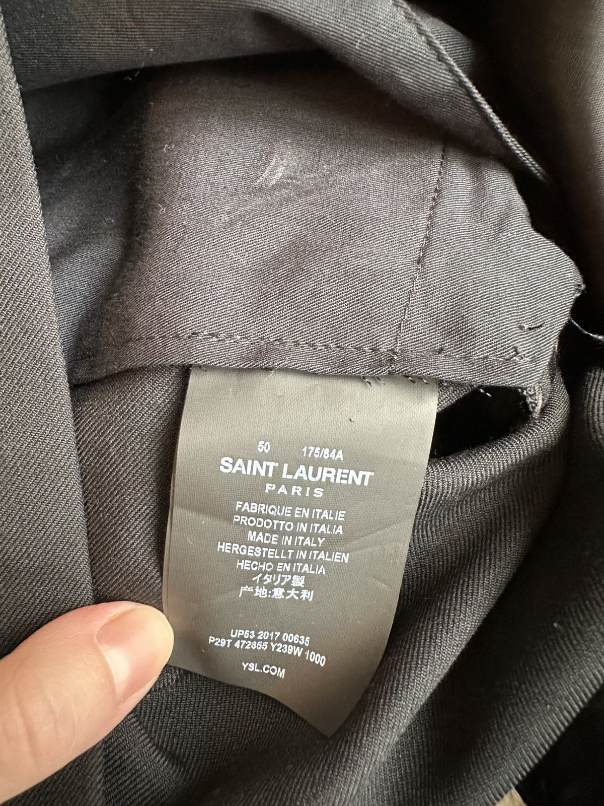 Saint Laurent Paris Saint Laurent tuxedo suit pant Size 50R - 7 Thumbnail