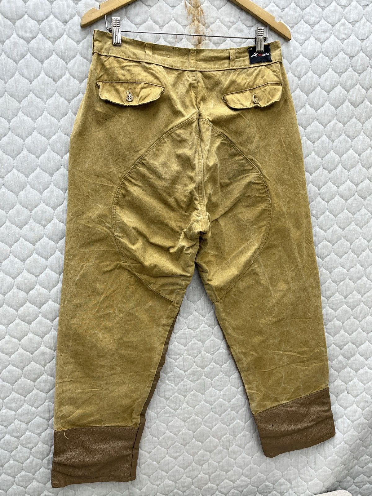 Redhead × Vintage 🔥🔥🔥STEALS VTG REDHEAD CANVAS LEATHER PANTS Size US 32 / EU 48 - 7 Thumbnail