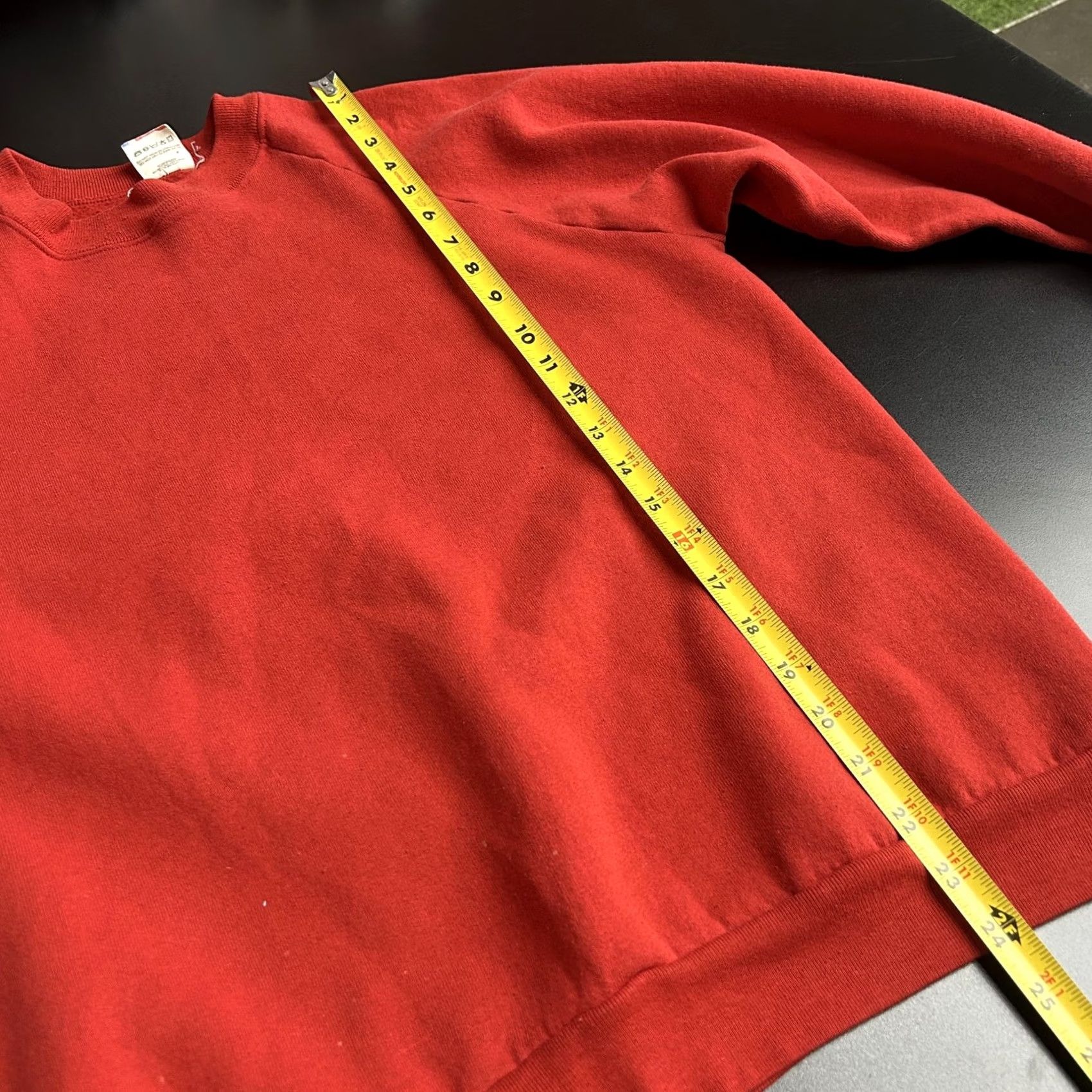 Fruit Of The Loom VINTAGE Fruit of the Loom Sweatshirt Mens Large Red Raglan Crewneck Made USA 90s Size US L / EU 52-54 / 3 - 5 Thumbnail