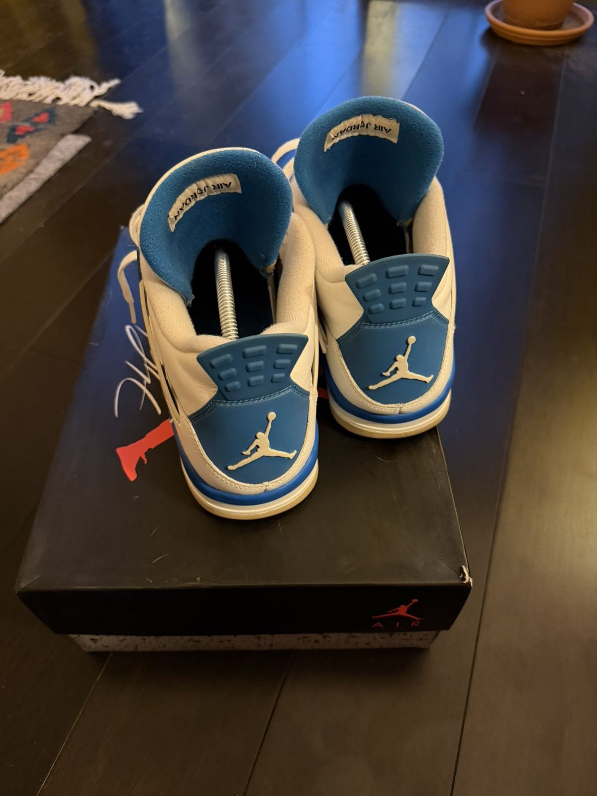 Jordan Brand 2012 Jordan 4 Military Blue Size US 11 / EU 44 - 4 Thumbnail