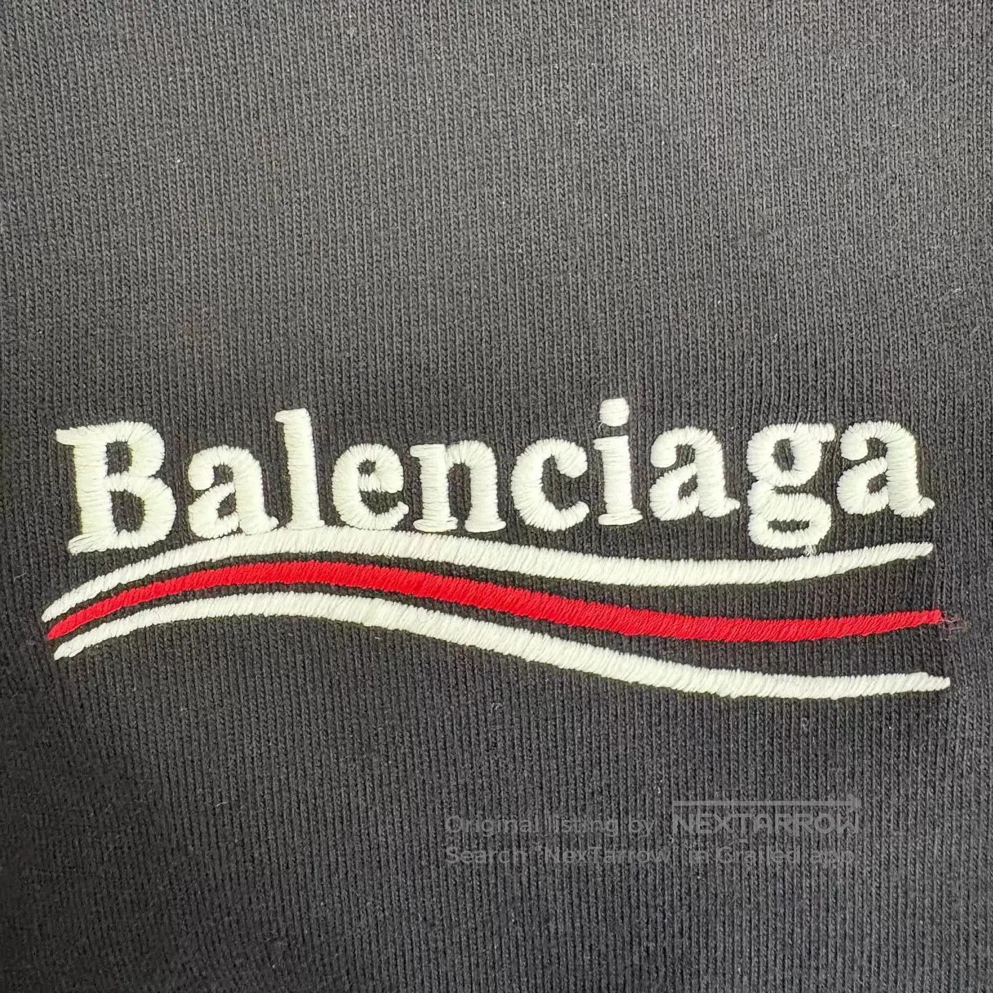 Balenciaga Black Short-Sleeve T-Shirt. Size US XXS / EU 40 - 6 Thumbnail
