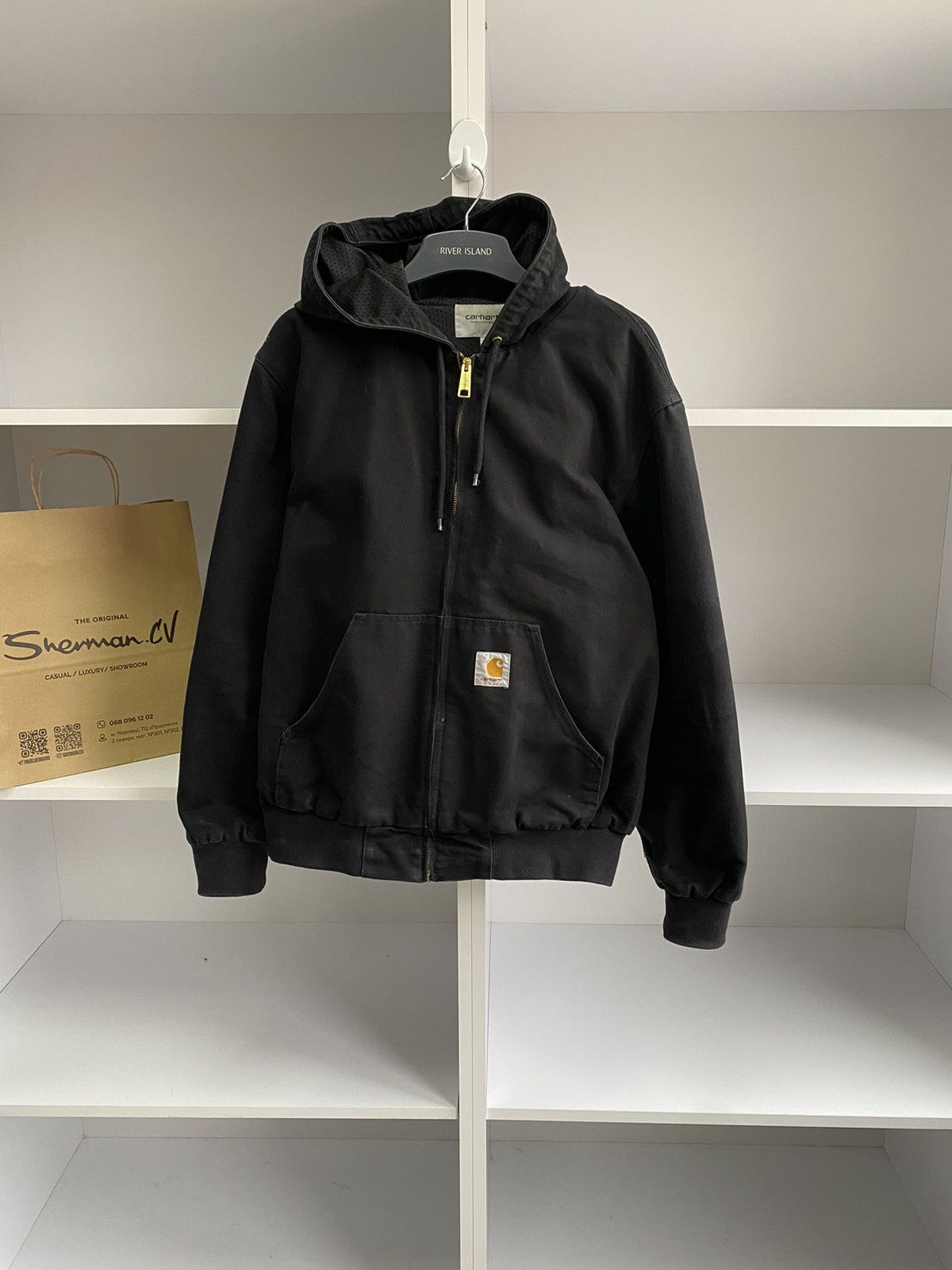 Carhartt × Vintage Vintage Cathartt 90s style Active black jacket Size US M / EU 48-50 / 2 - 3 Thumbnail