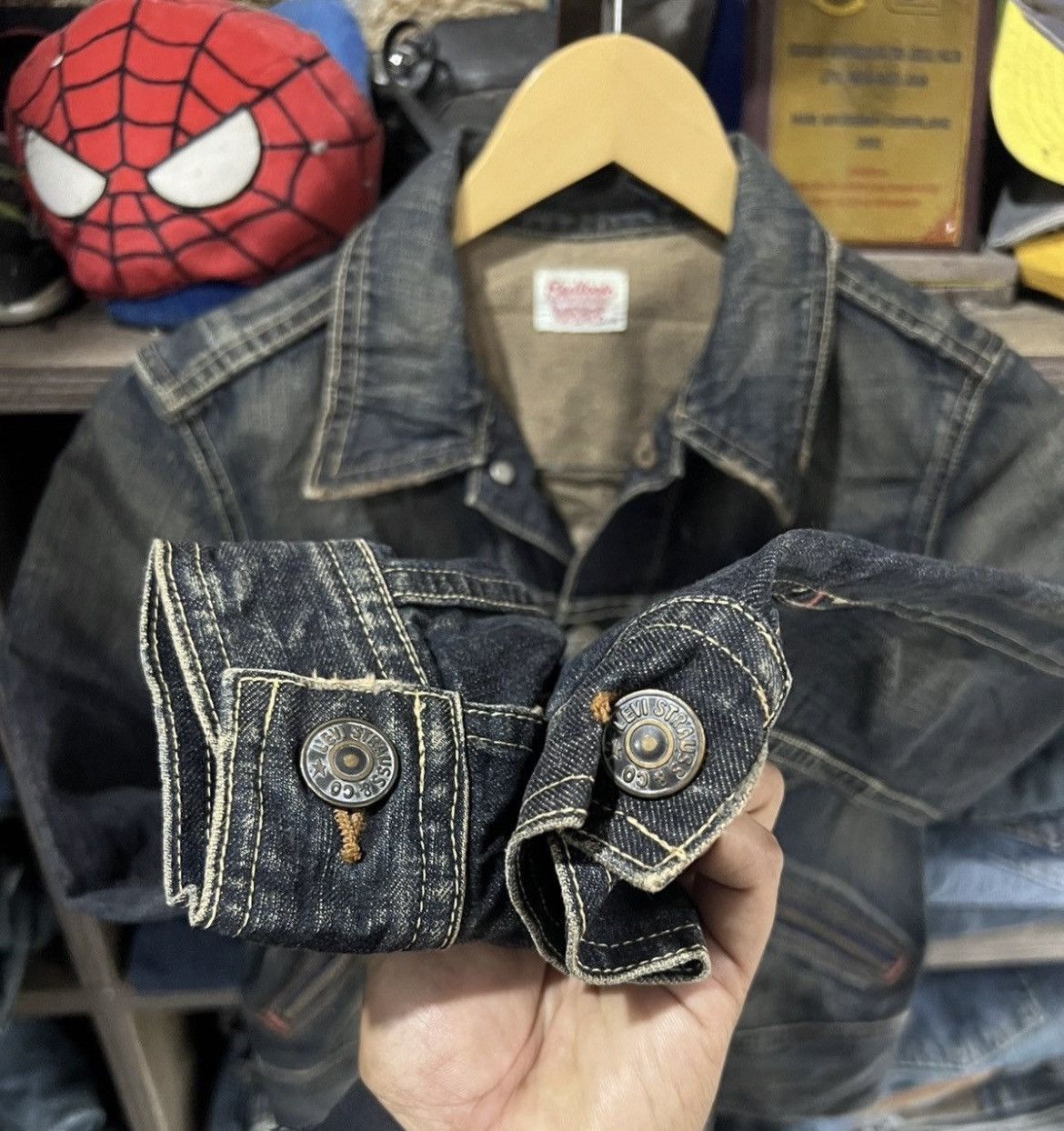 Levi's 🔥Vintage Levis Redloop Denim Jacket Size S / US 4 / IT 40 - 14 Thumbnail