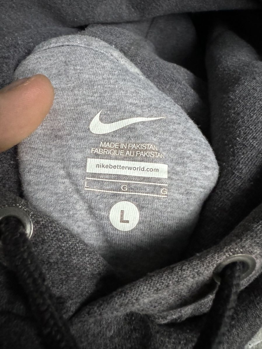 Nike × Vintage Vintage Nike Hoodie fleece teddy logo Size US M / EU 48-50 / 2 - 4 Thumbnail