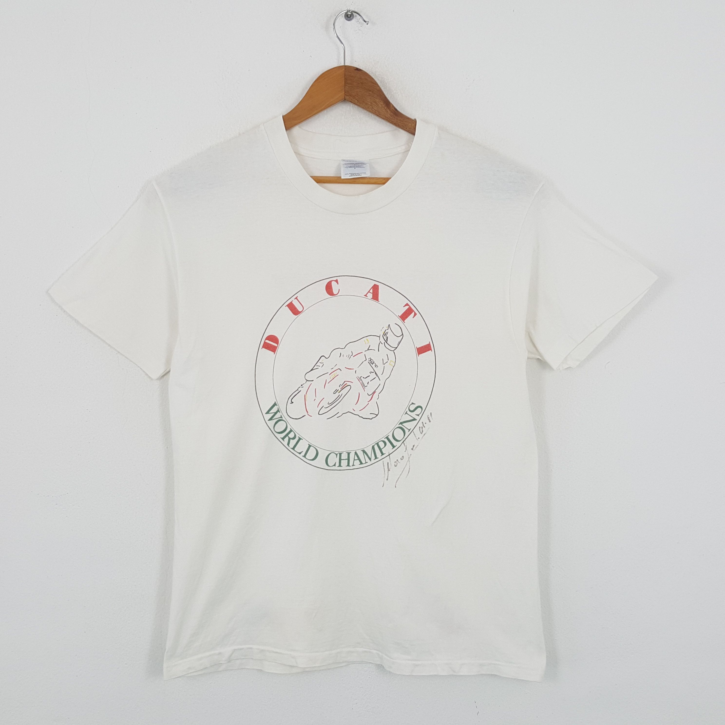 Vintage DUCATI WORLD CHAMPIONS MotoGP Racing Team T-Shirt