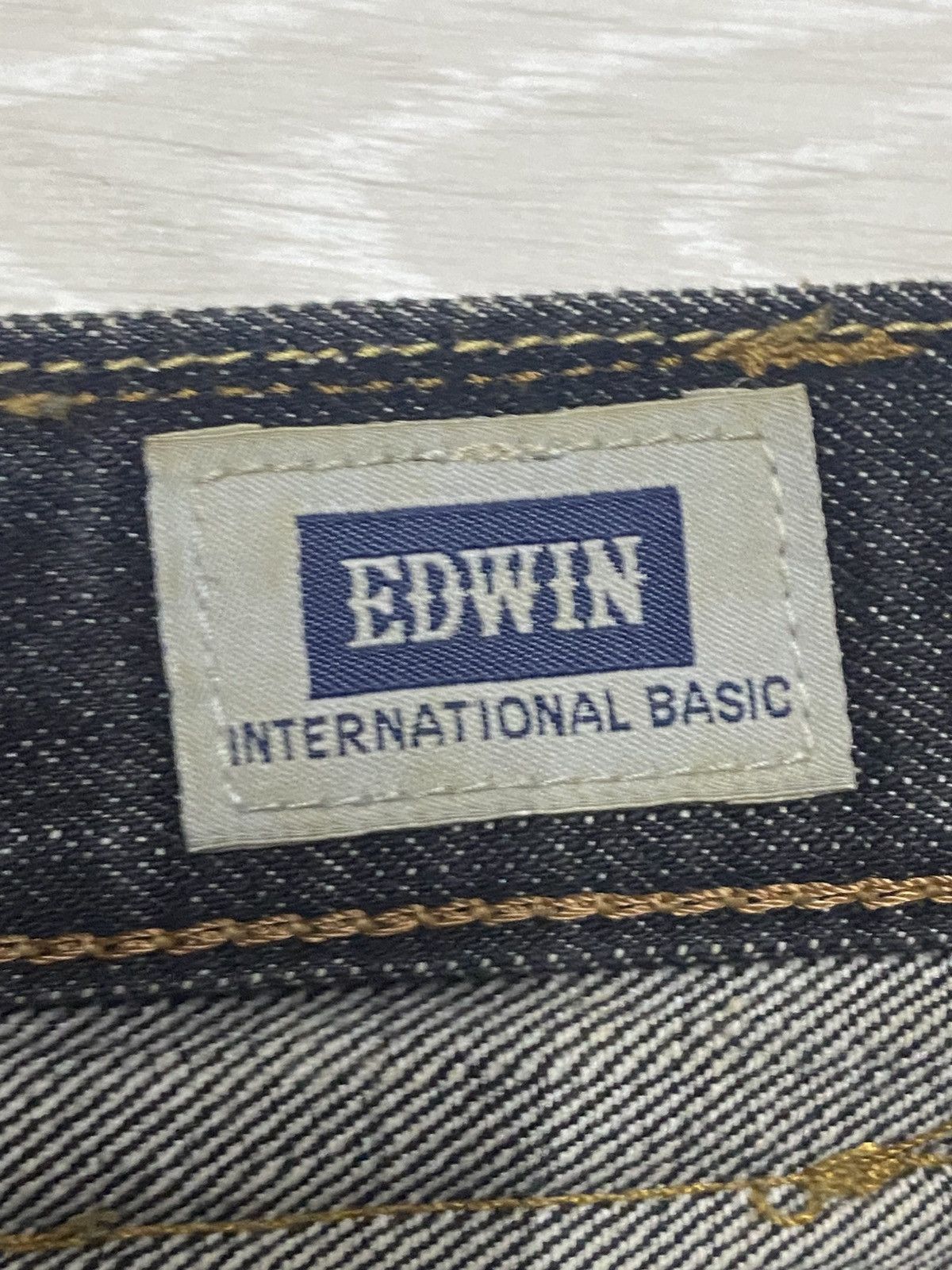 Edwin Japanese Edwin 403 Denim Distressed Loose Jeans Size US 34 / EU 50 - 14 Thumbnail