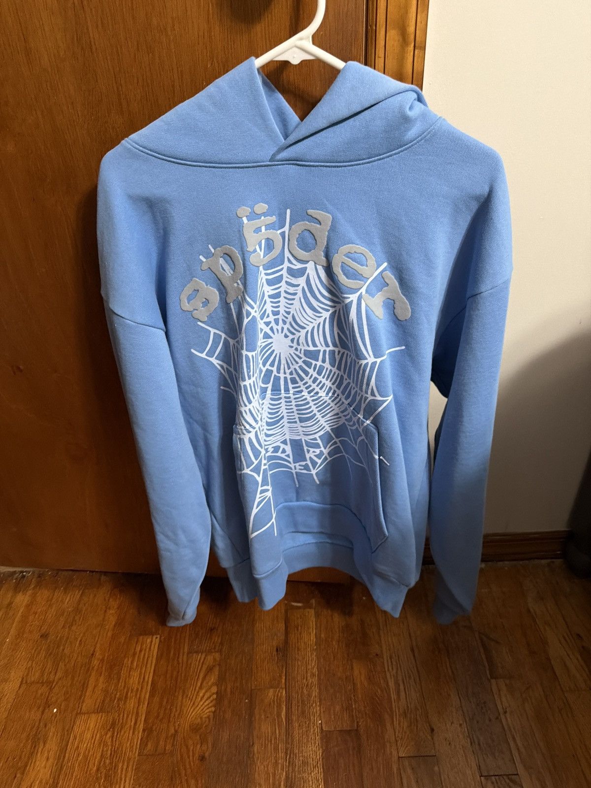 Sp5der Spider TC Blue Here's the Slime Hoodie | Grailed