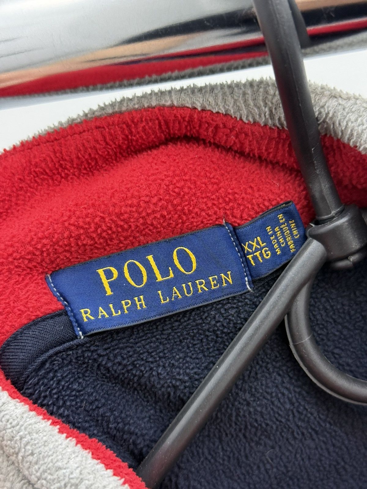 Polo Ralph Lauren Polo Ralph Lauren USA American Flag Badge Fleece Jacket Size US XL / EU 56 / 4 - 4 Thumbnail