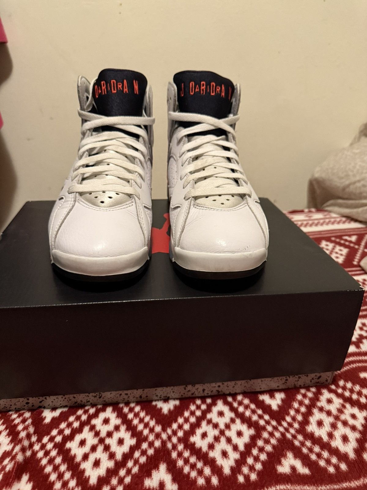 Jordan Brand Air Jordan 7 Retro ‘White Infrared’ Size US 9 / EU 42 - 3 Thumbnail